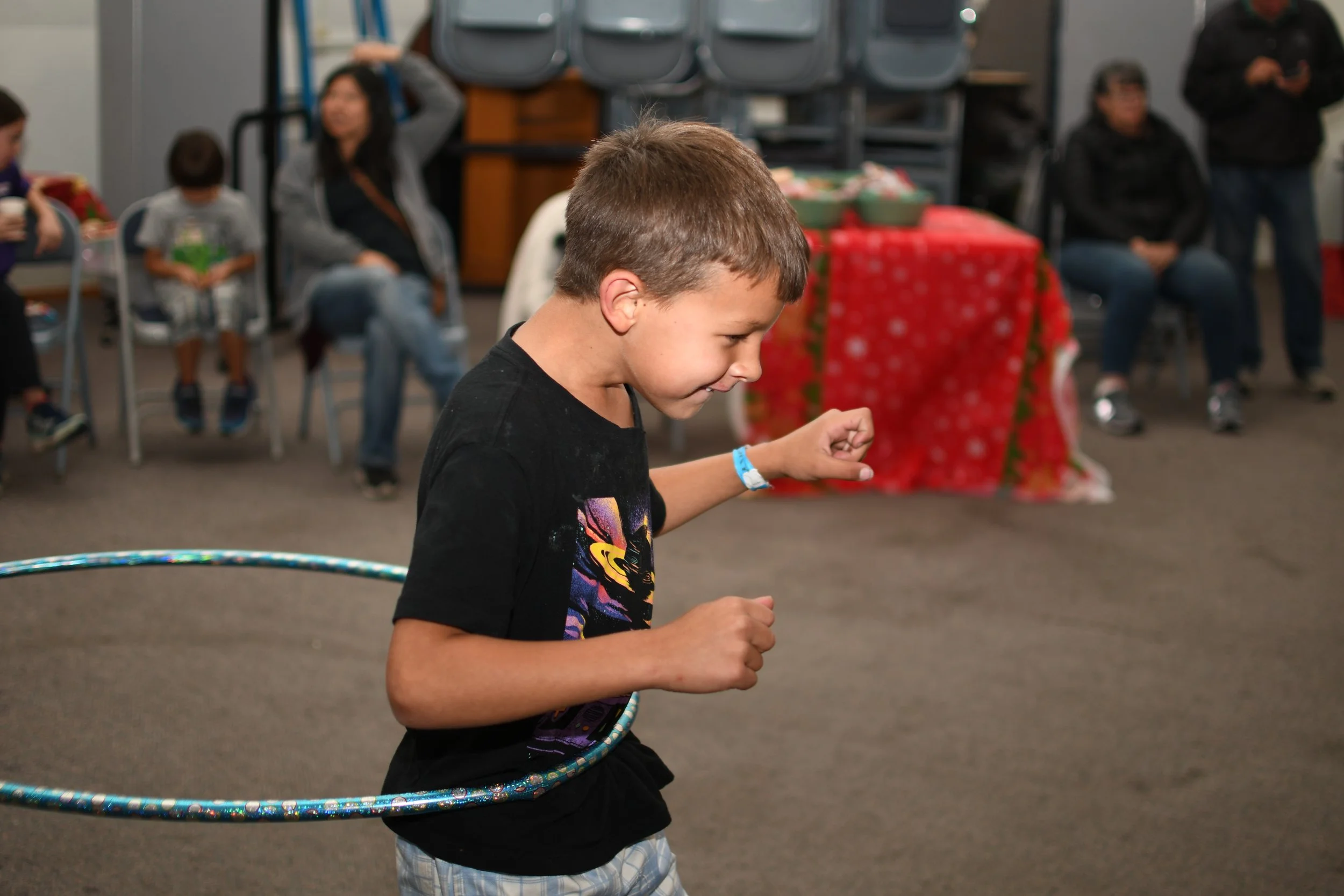 Hanging out at the Junior Youth VS Youth Group Bake Off