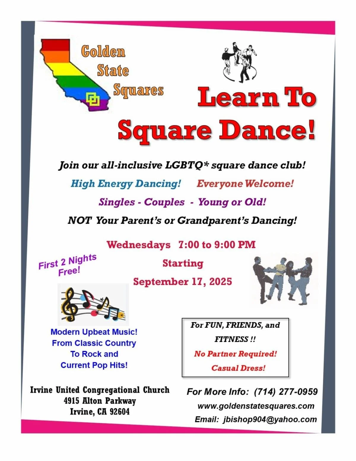 Learn to Square Dance with the Golden State Squares!