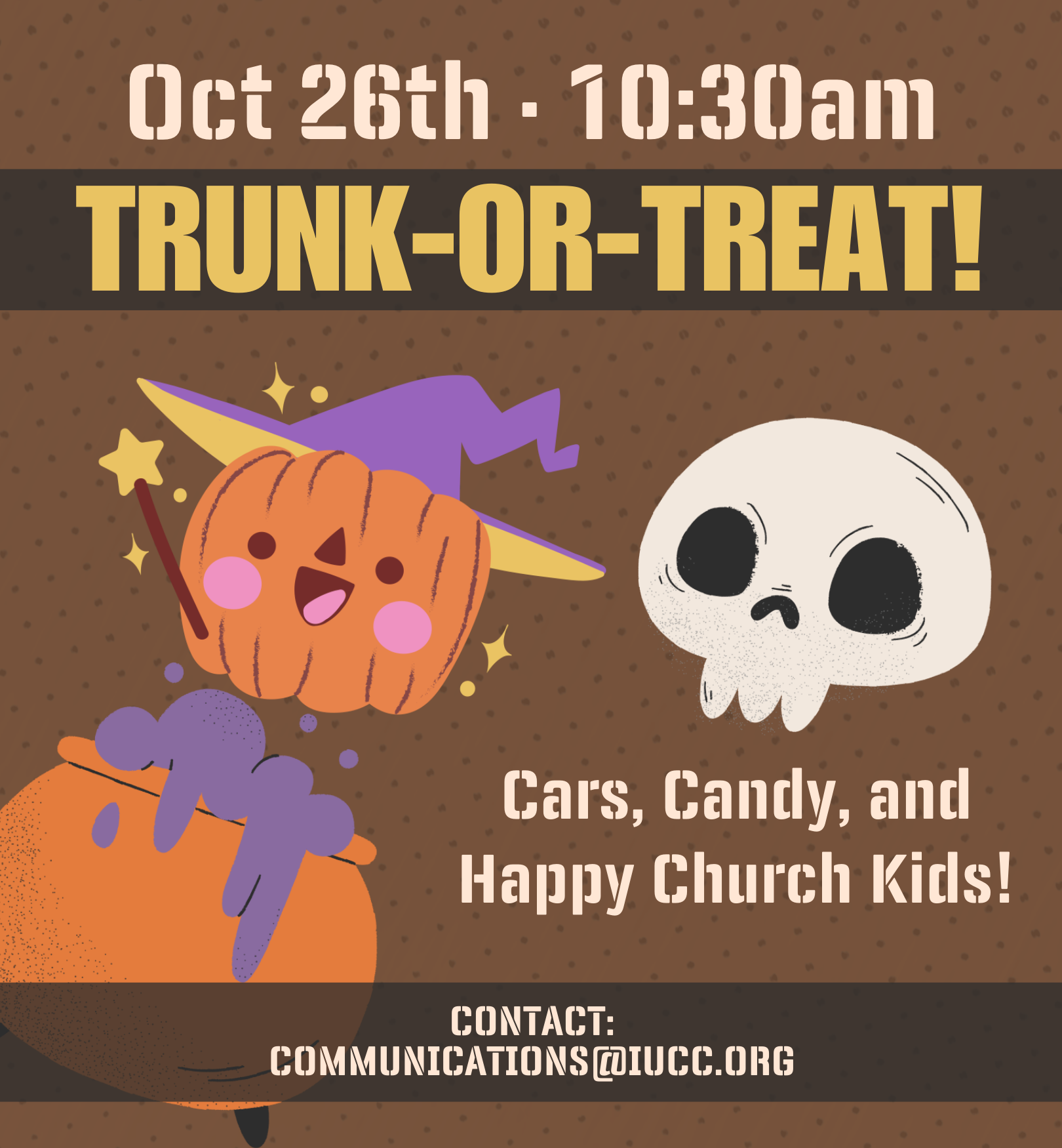 Save the Date - Trunk or Treat