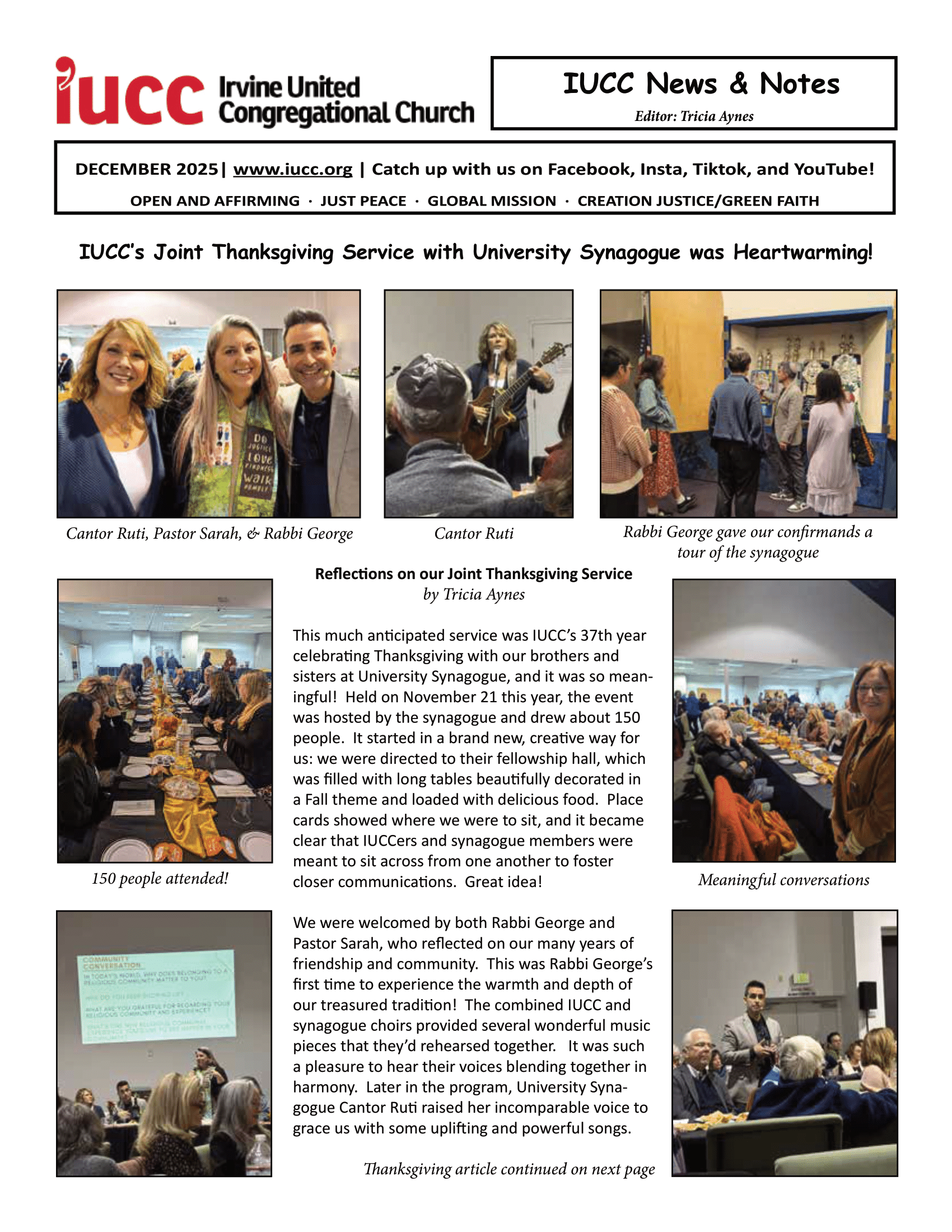 December 2025 Newsletter