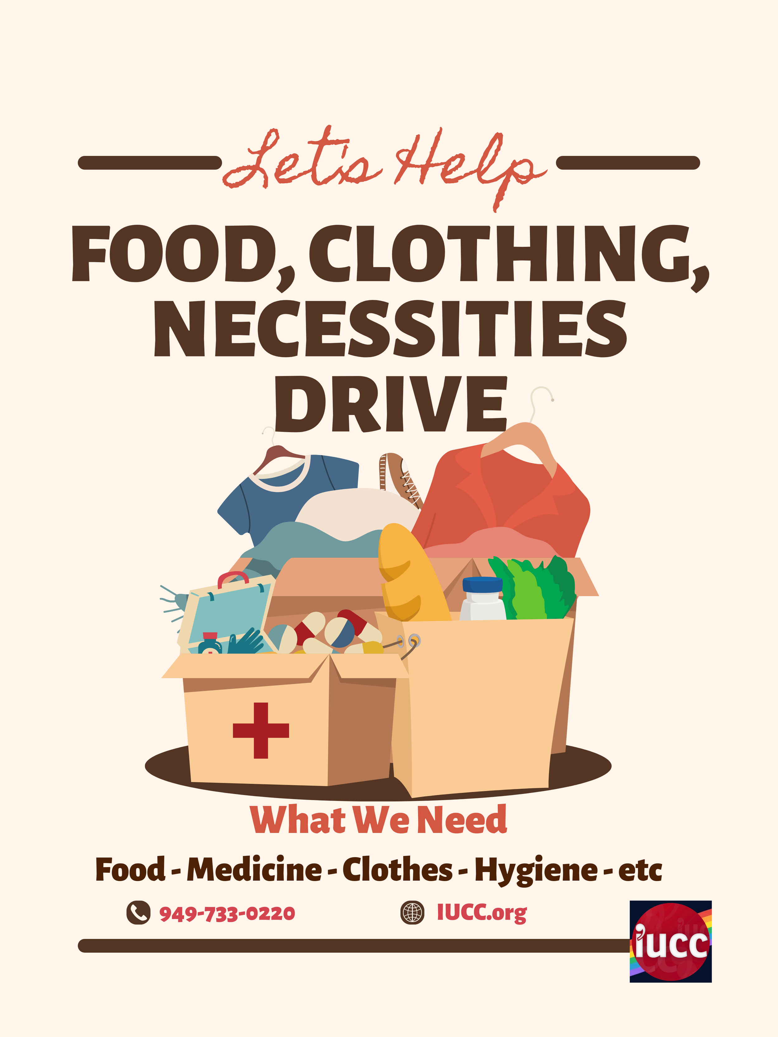 Jan: Food & Warm Clothes Donation Drive