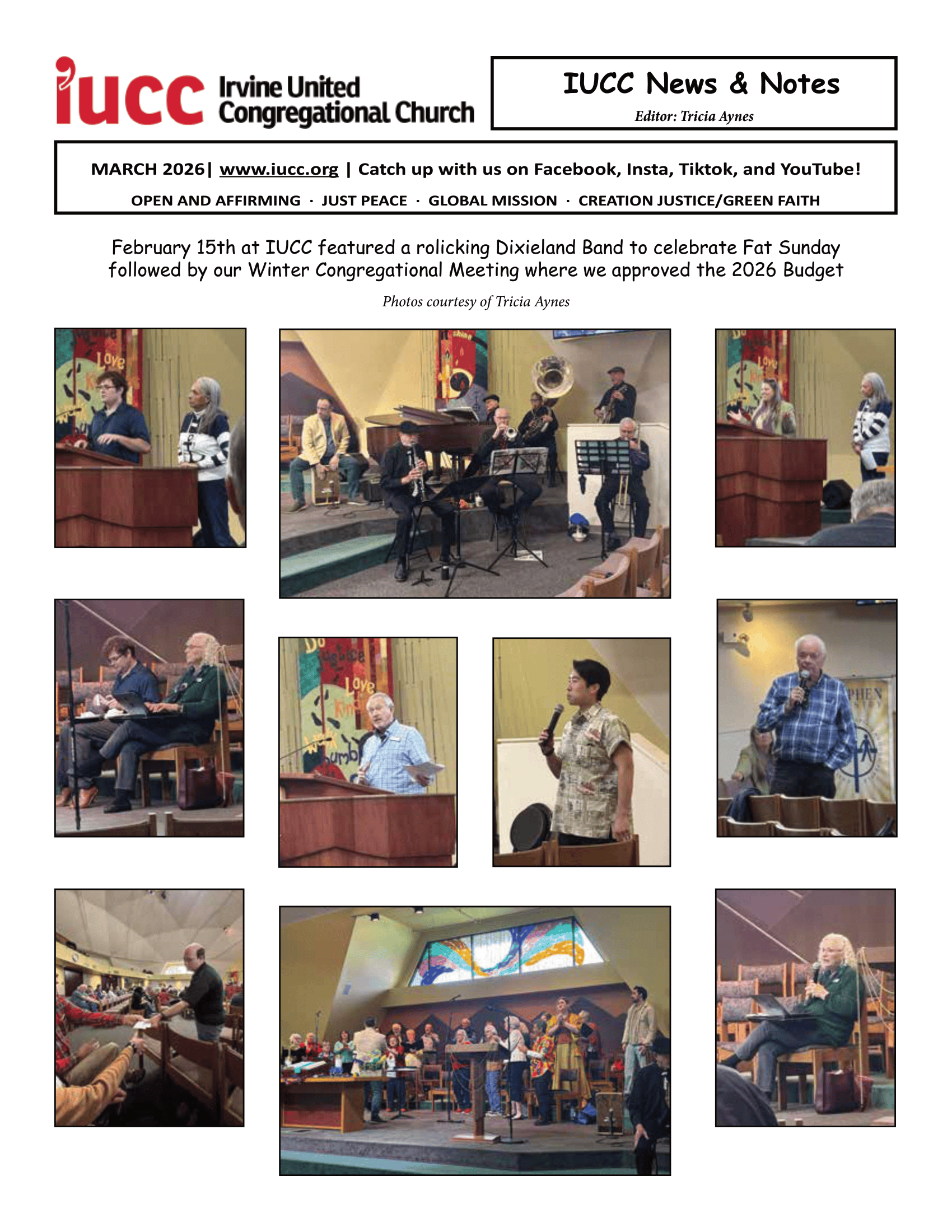 March 2026 Newsletter