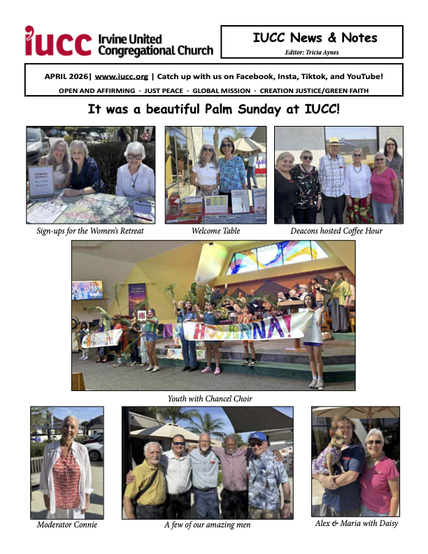 April 2026 Newsletter