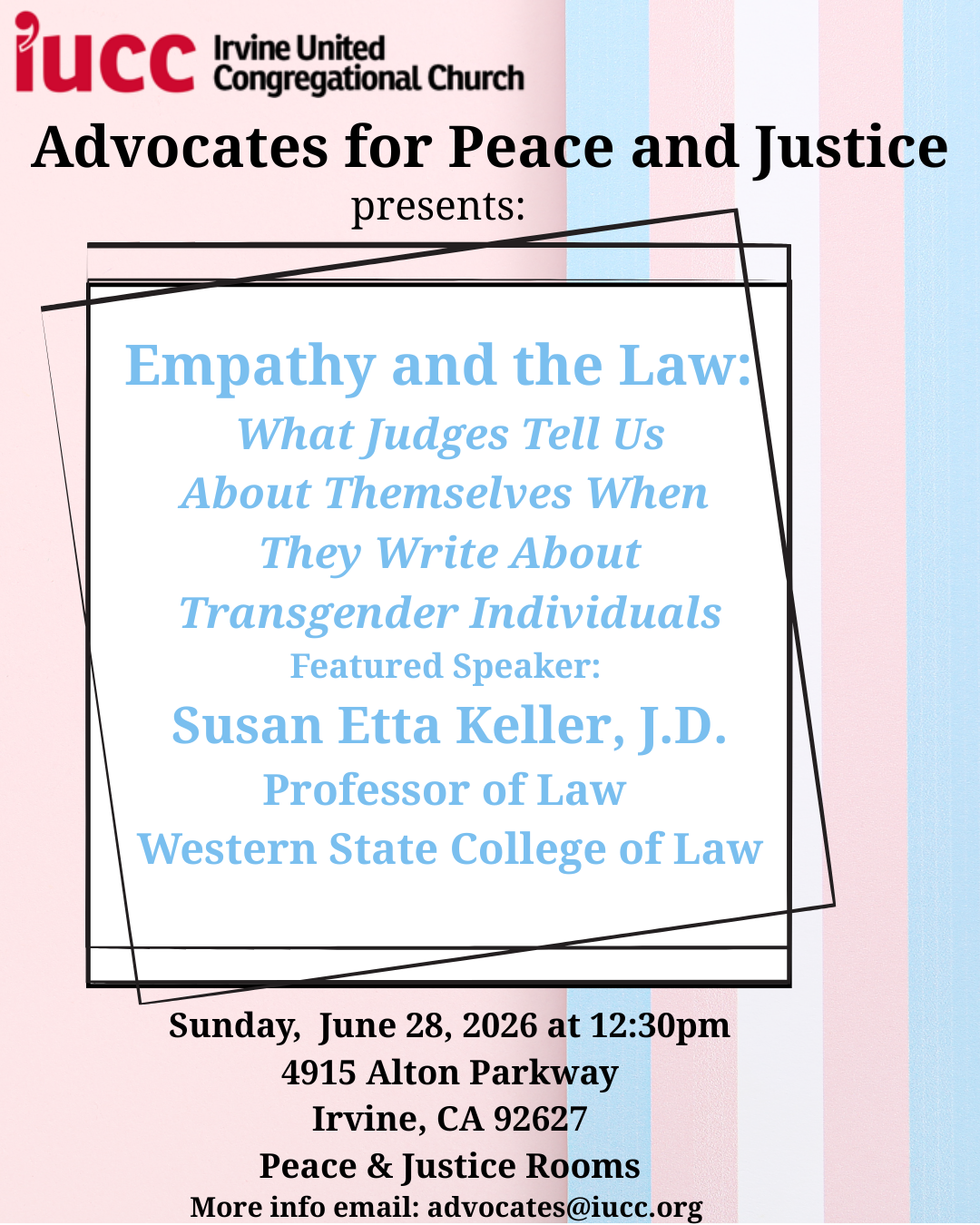 Advocates - Empathy and the Law: What Judges Tell Us About Themselves When They Write About Transgender Individuals