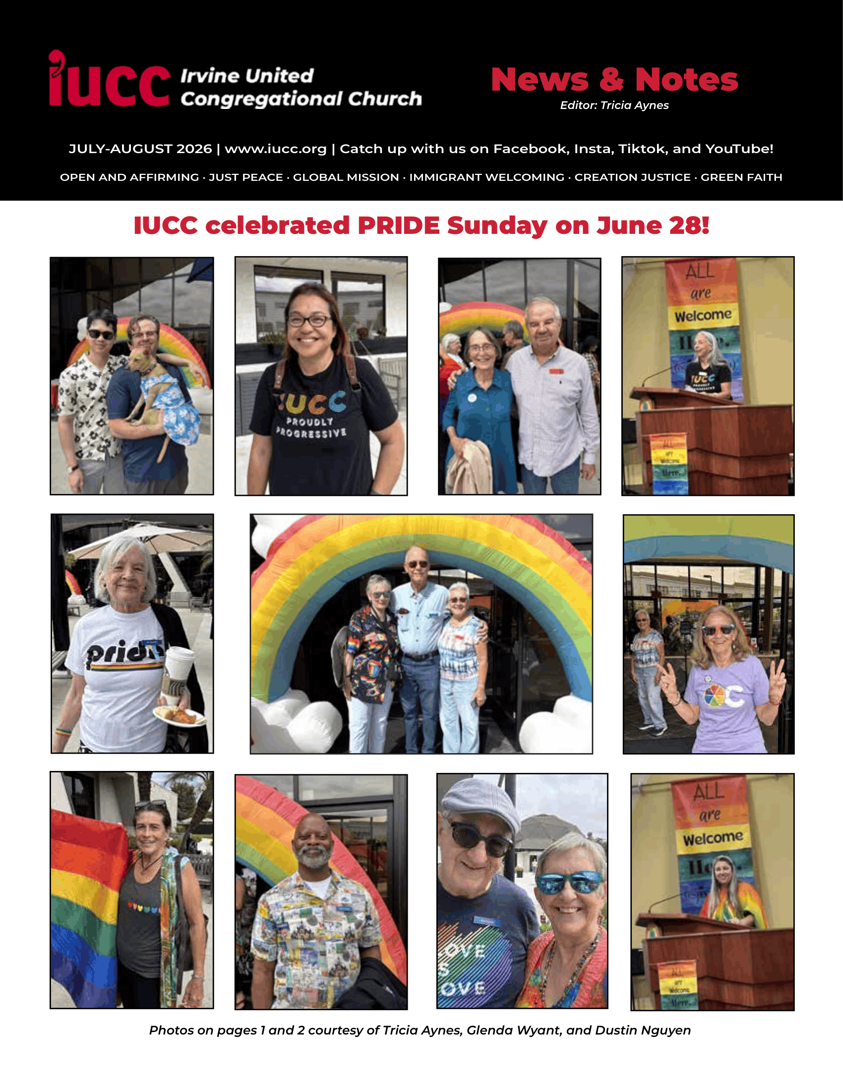 July/August 2026 Newsletter