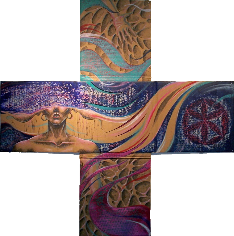 "Release" - Oil on Cardboard