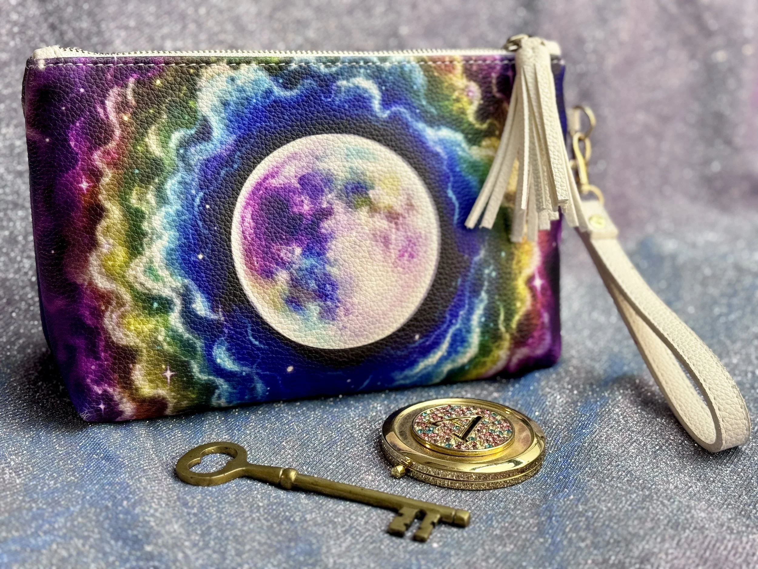 Full Moon Waves - Pouch