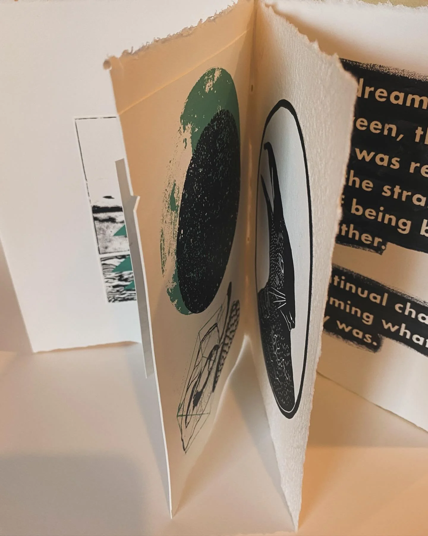 Lately: My lost &amp; found book is part of the annual illustrated accordion show at the Kalamazoo Book Arts Center until March 21st. You can view all of the artist books included in the show on their website @kzoobookartscenter . Also, new projects,