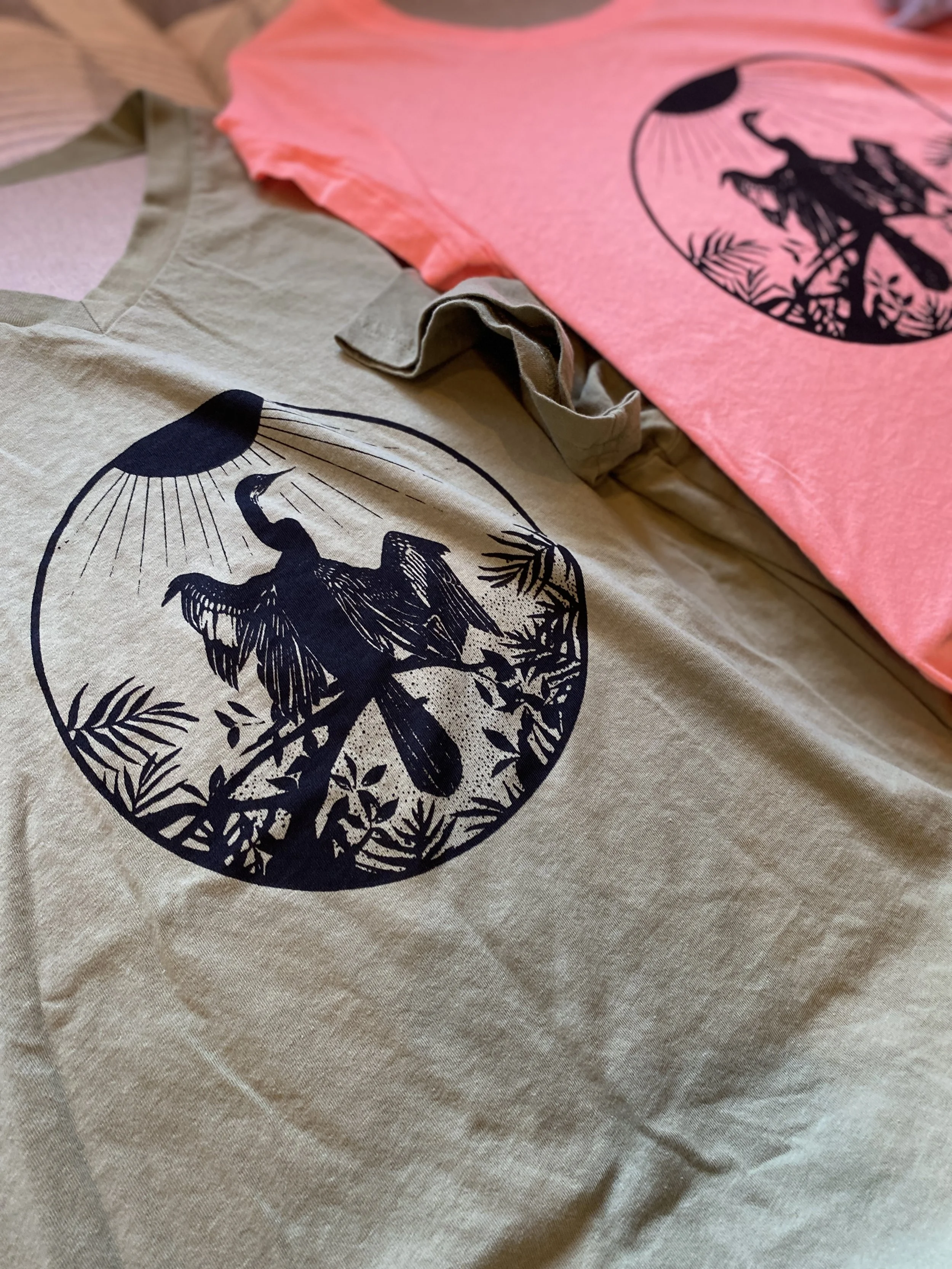 Anhinga Screen Printed Shirts