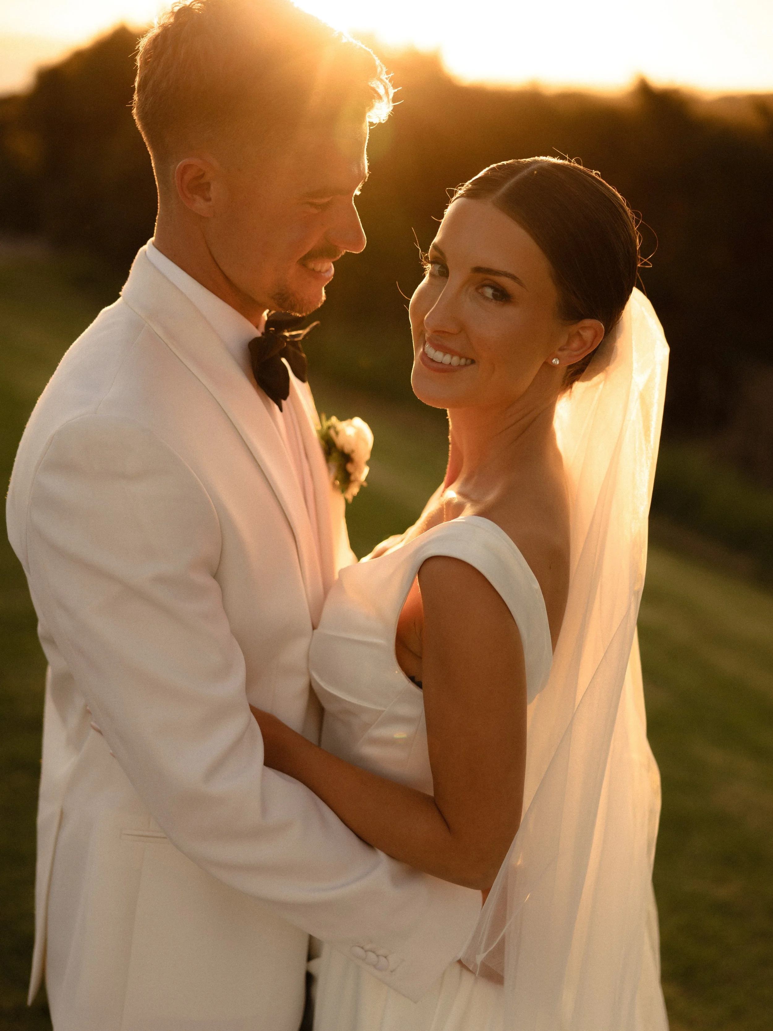 Two of the best, Brittany and Jake: glowing, married, and absolutely ready to adopt even more cats 🤍

👰🏻 @brittanystudd_ 
📷 @jacksonbrightweddings 
📍 @batchwinery 
📋 @indigowaiheke 
🪮 @amandaprestonbridal 
🎷 @thefrederickgardner 
🌷 @heybud.n