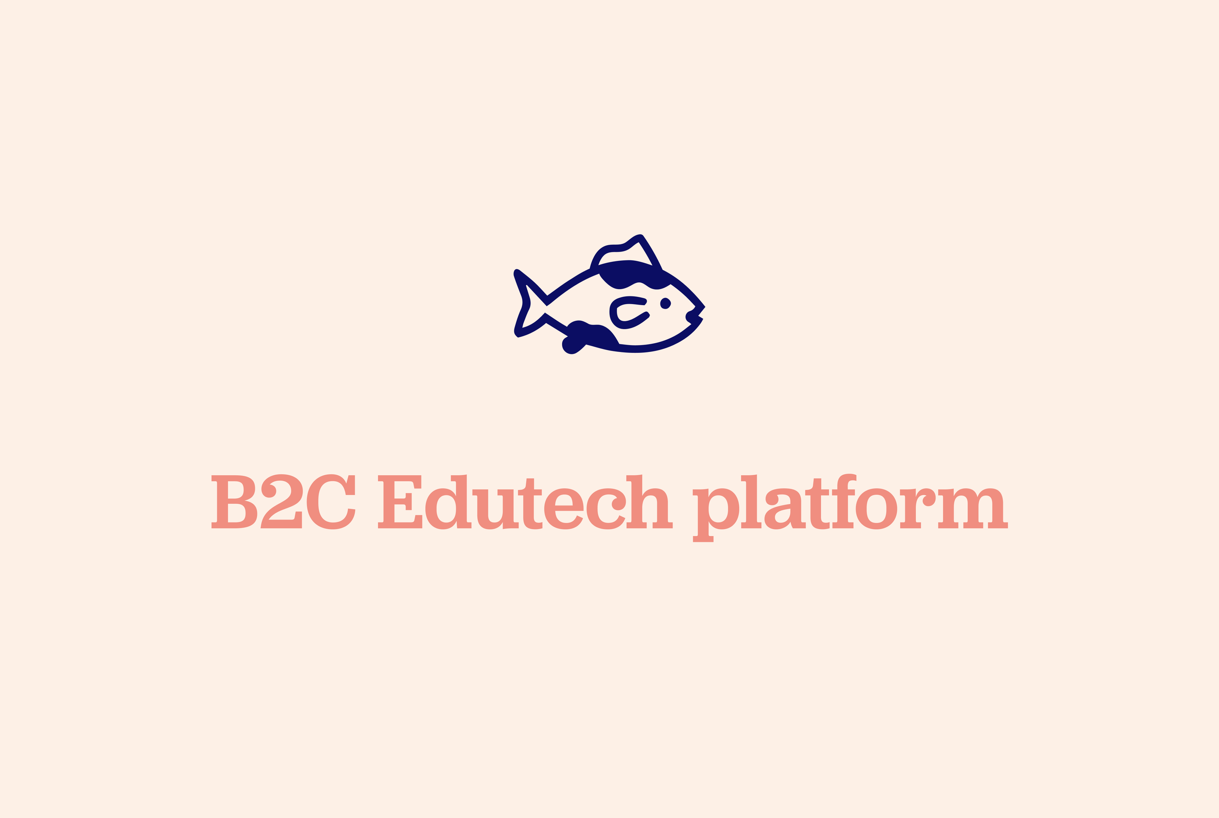 B2C Edutech platform