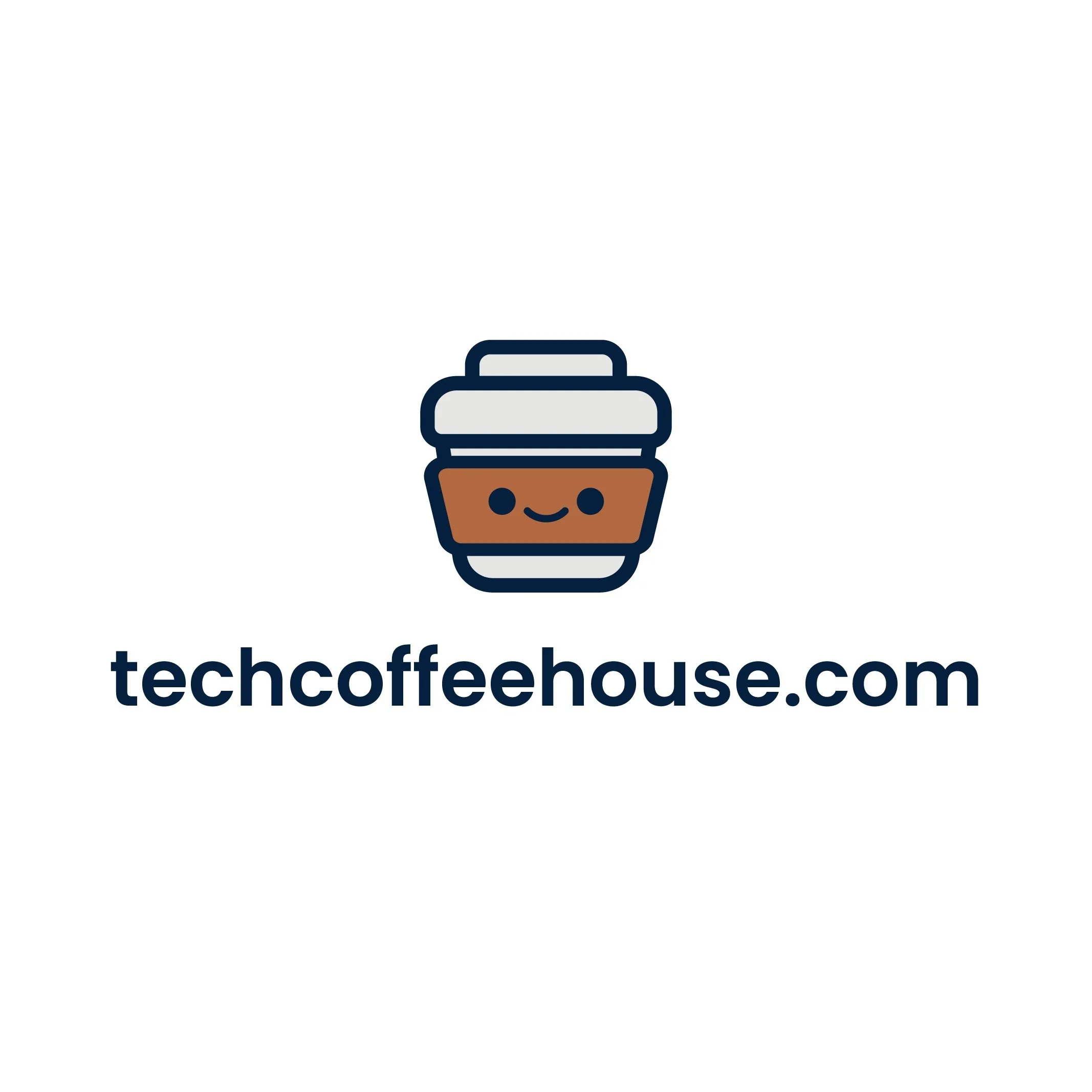 Tech coffee house logo