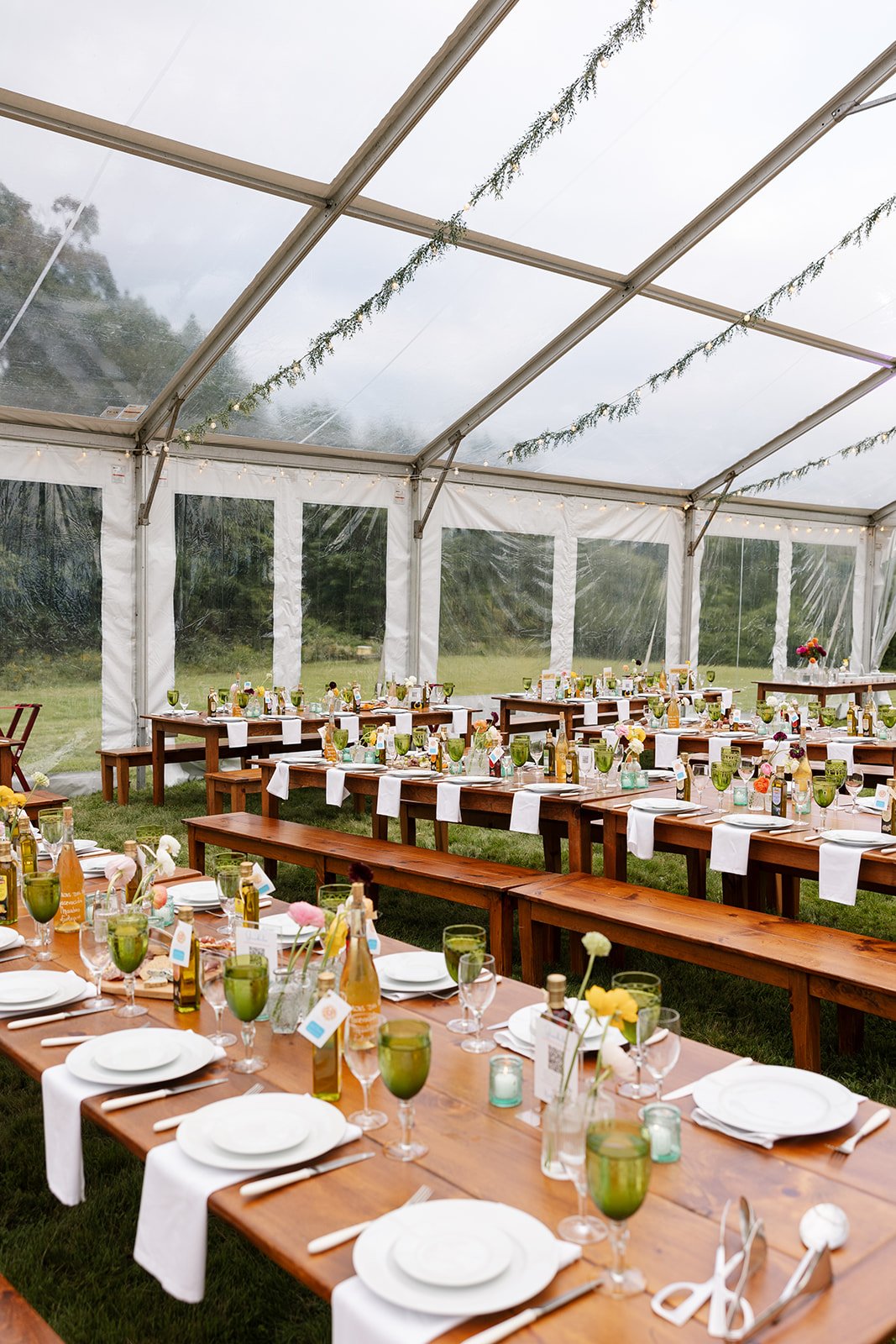 Katelyn + Baran’s  Tented Wedding Overlooking Gibbet Hill