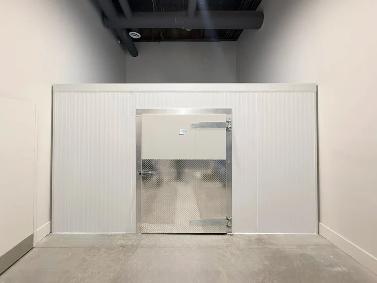 Insulated walk-in freezer construction by Titan
