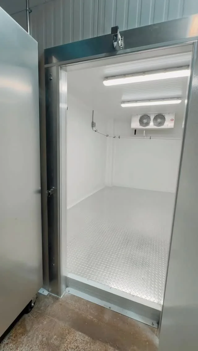 Walk-in cooler installation in progress at a Scarborough restaurant