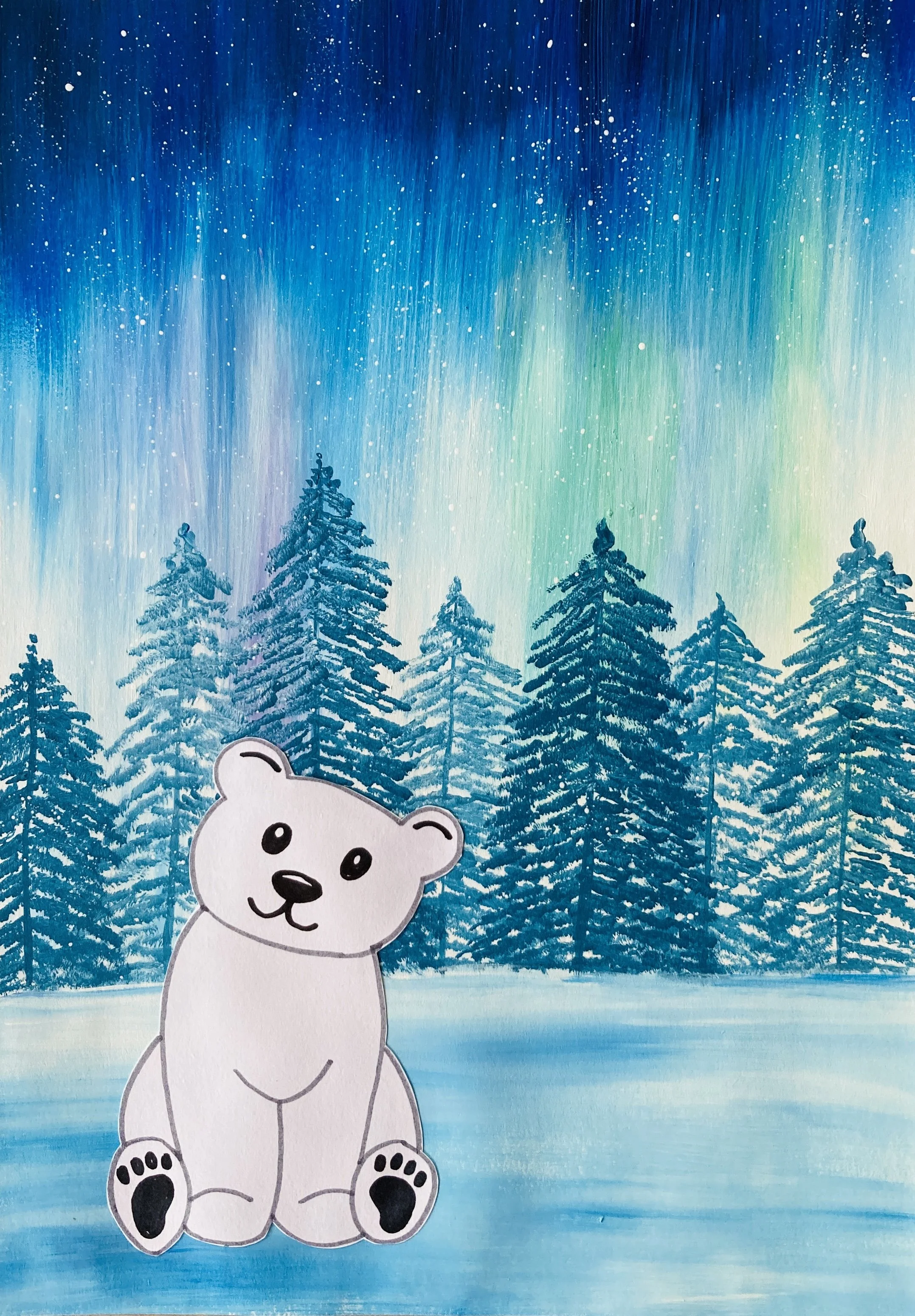 Northern Lights Polar Bear painting.jpg