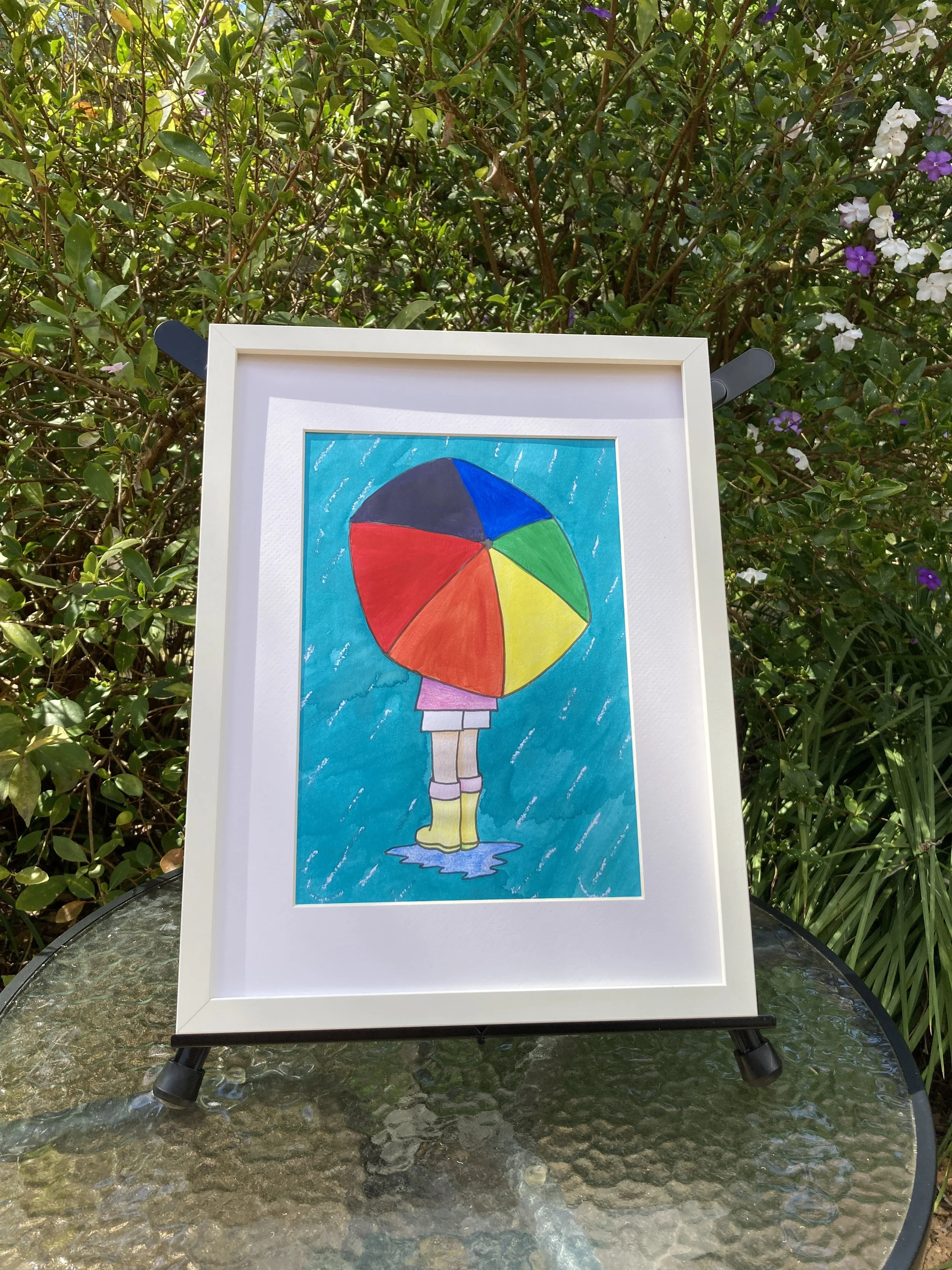 Colour Wheel Umbrella - boy - framed.JPG