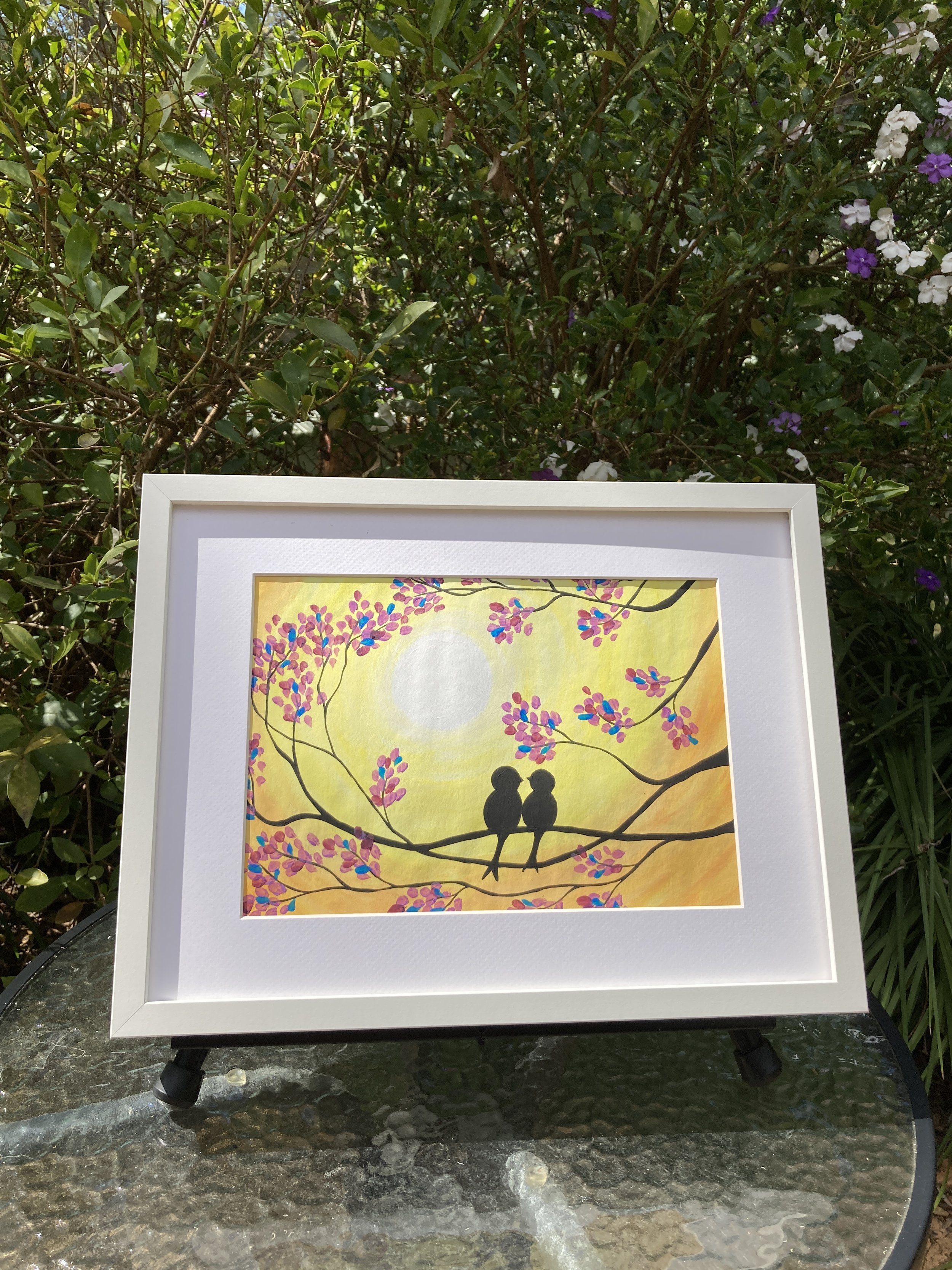 Two Little Birds framed.JPG