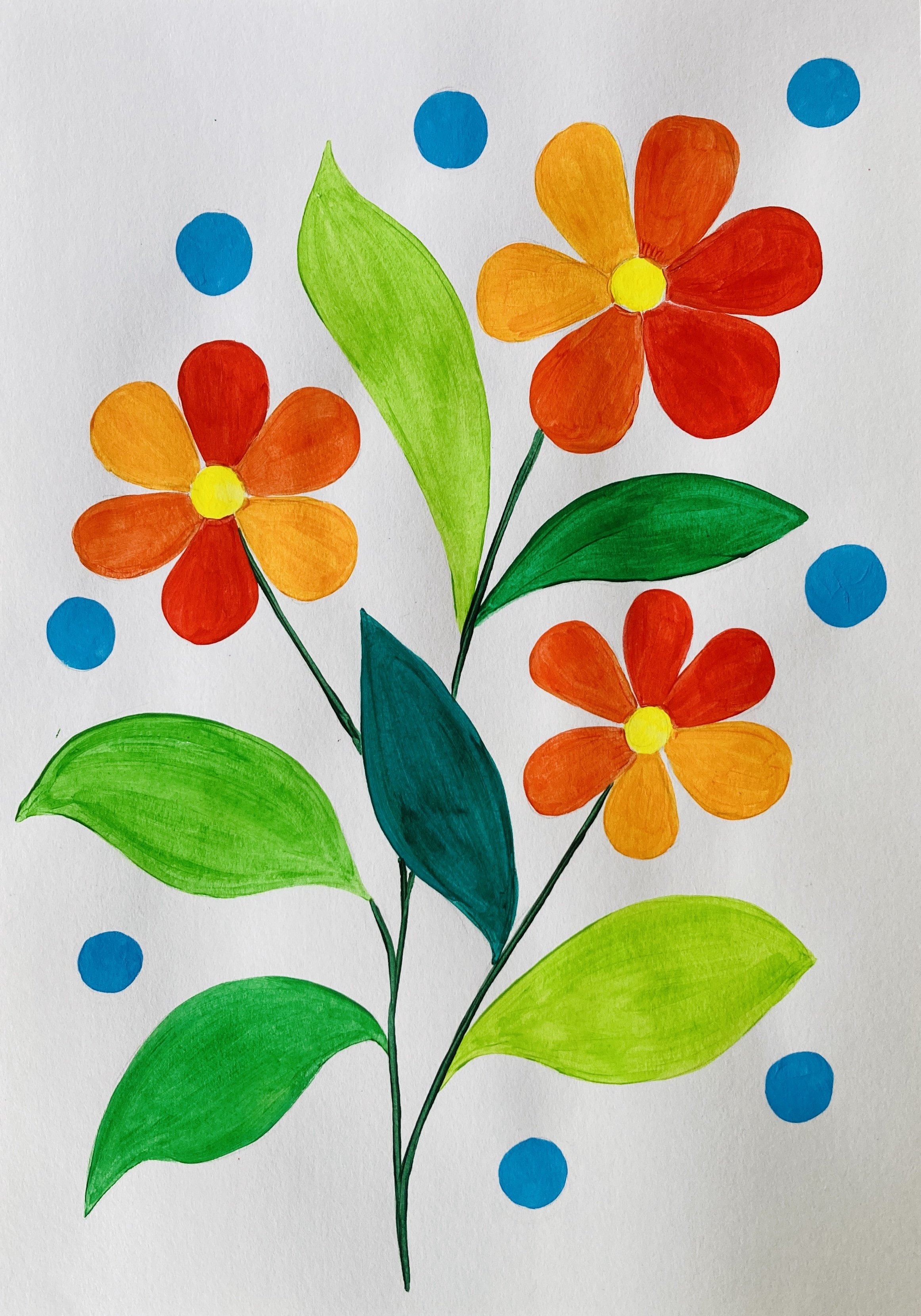 Flowers and Dots painting.jpg