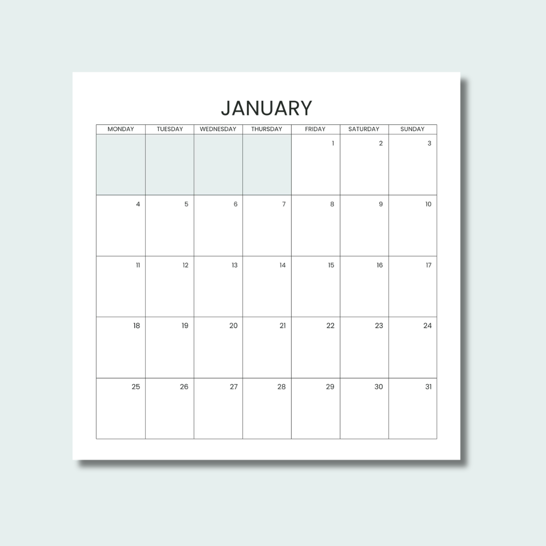 Image of January calendar boxes page.png