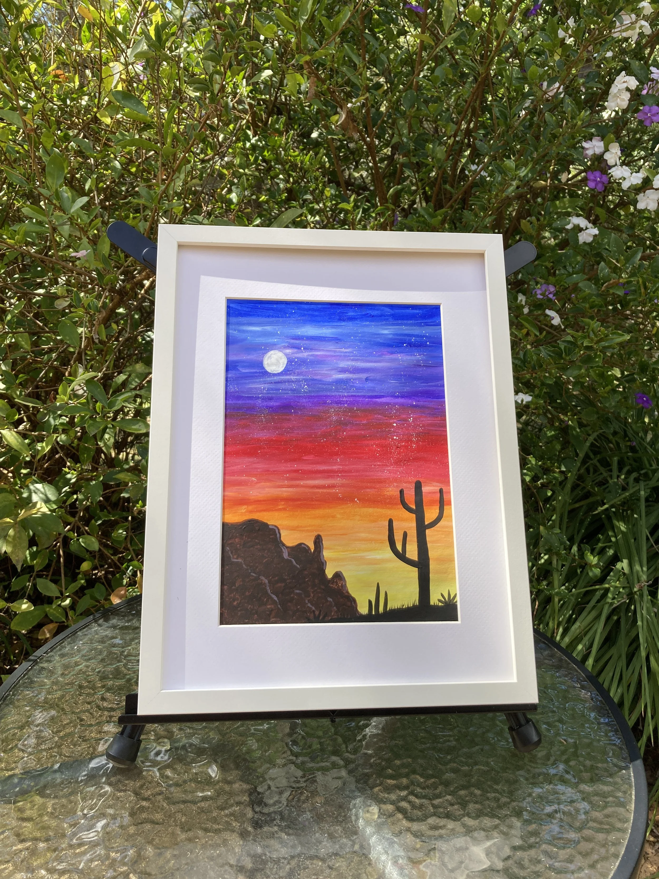 Desert Sunset framed.JPG
