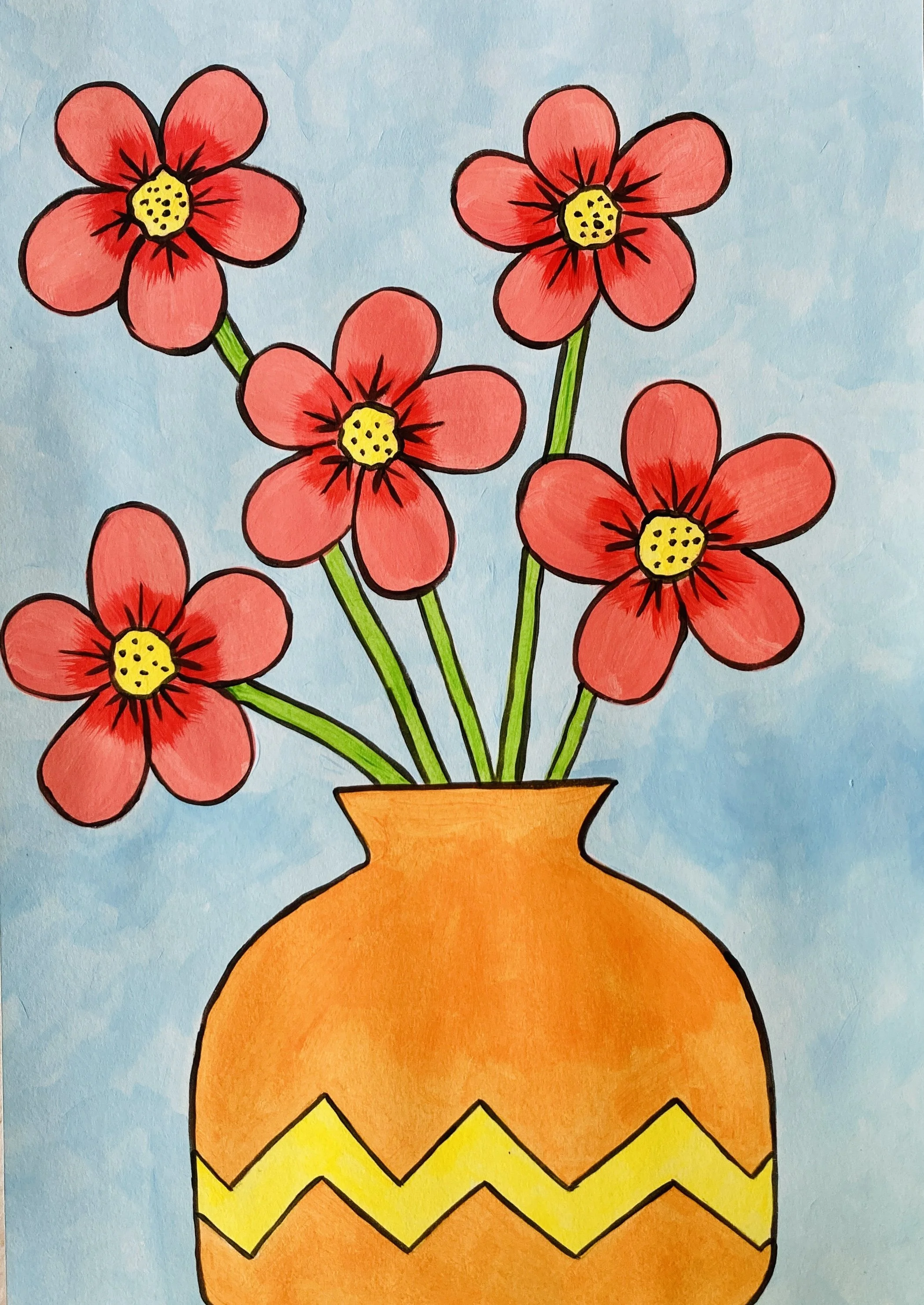 Painted Vase of Flowers painting.jpg