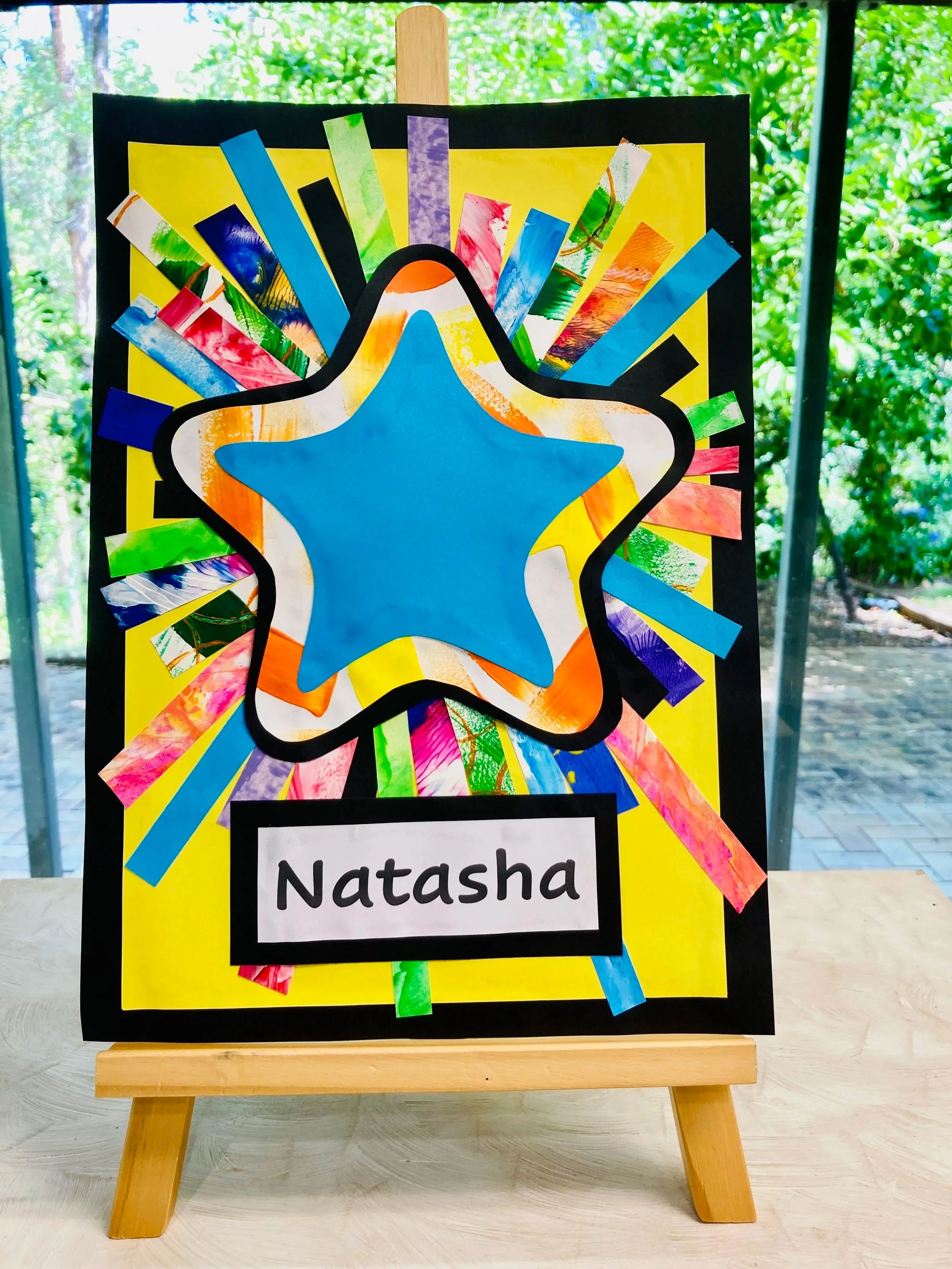 Paper Collage Name Plate Workshop - 21 Jan