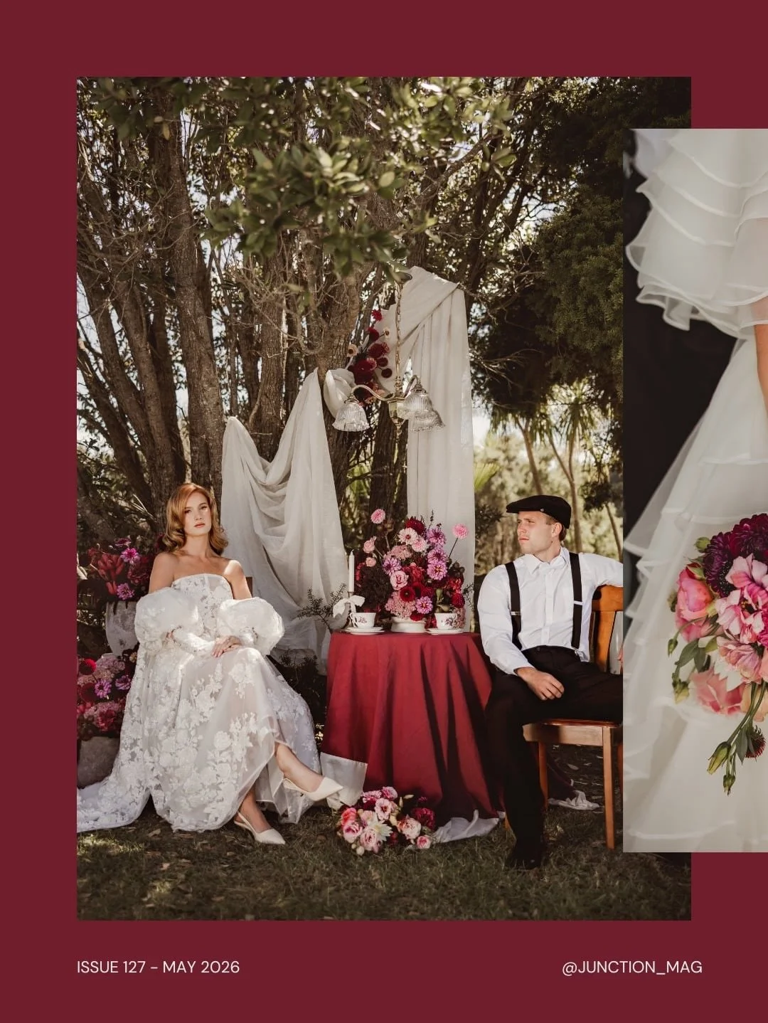 Something old, something new. 🤍

Steeped in history and brought to life with bold blooms and vintage charm, this bridal shoot at Pakiri&rsquo;s beloved 100-year-old church captures the romance of a bygone era &mdash; reimagined for the modern bride.