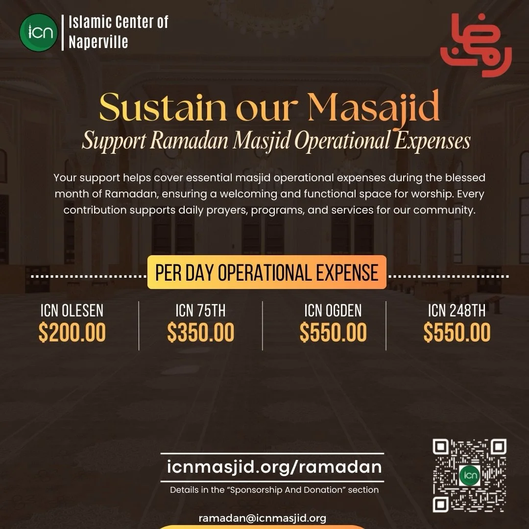 🌙 _Sustain Our Masajid This Ramadan!_
Help support ICN Masjid operational expenses during this blessed month.✨

💻 Visit: icnmasjid.org/ramadan

📌 Details: Check the Sponsorship &amp; Donation section

Your support keeps our masajid running smoothl