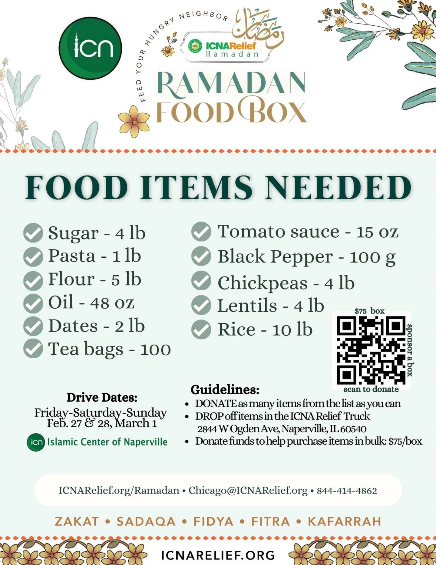 📌 ICNA PoC: beena@icnarelief.org
📌 ICN PoC: ogdenoperations@icnmasjid.org