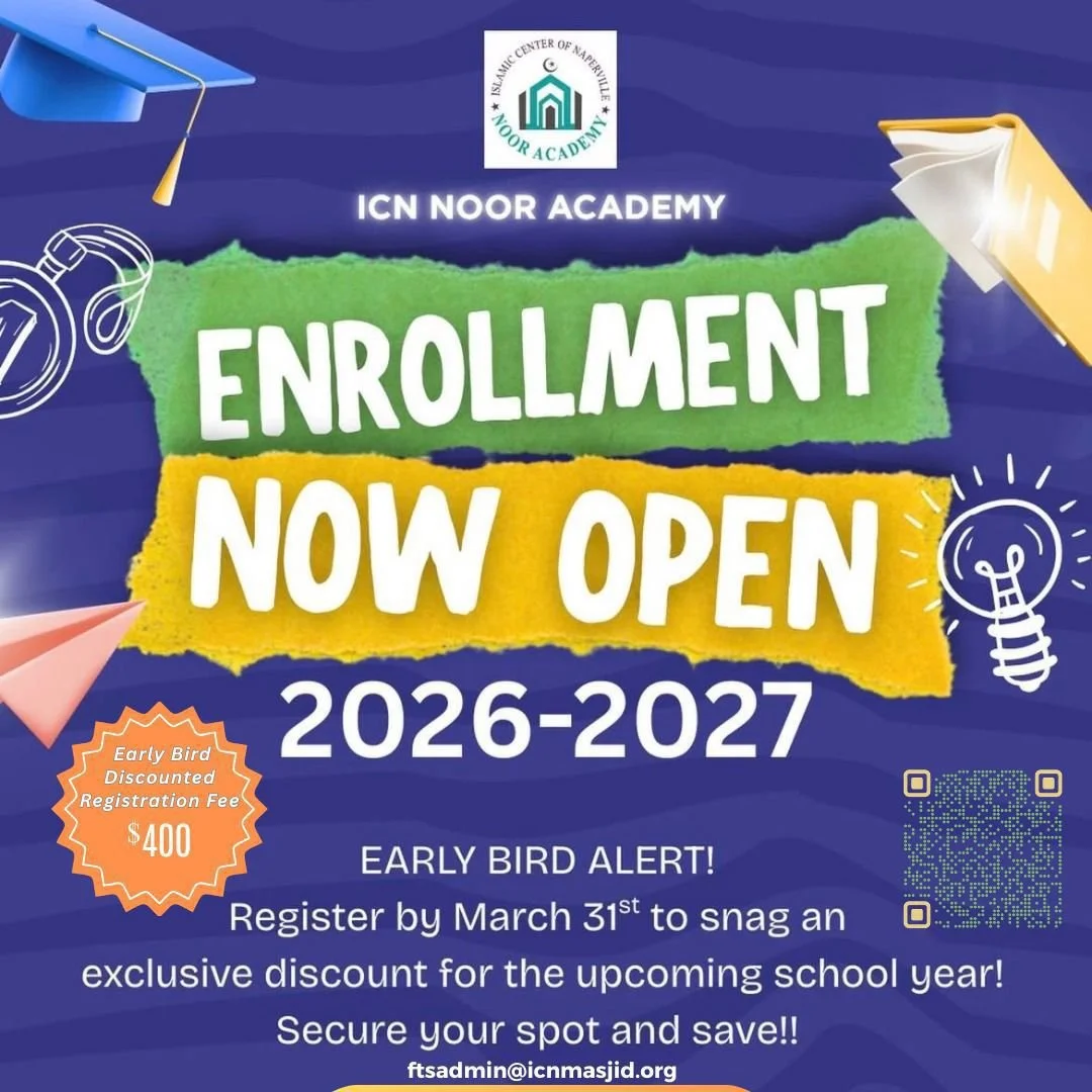 📚✨ NOOR Academy &ndash; Registration for 2026&ndash;2027 is NOW OPEN! ✨📚

Alhamdulillah! We are thrilled to welcome our new and returning families for another inspiring year of learning, growth, and Islamic excellence! 🌙📖

🔥 EARLY BIRD SPECIAL &