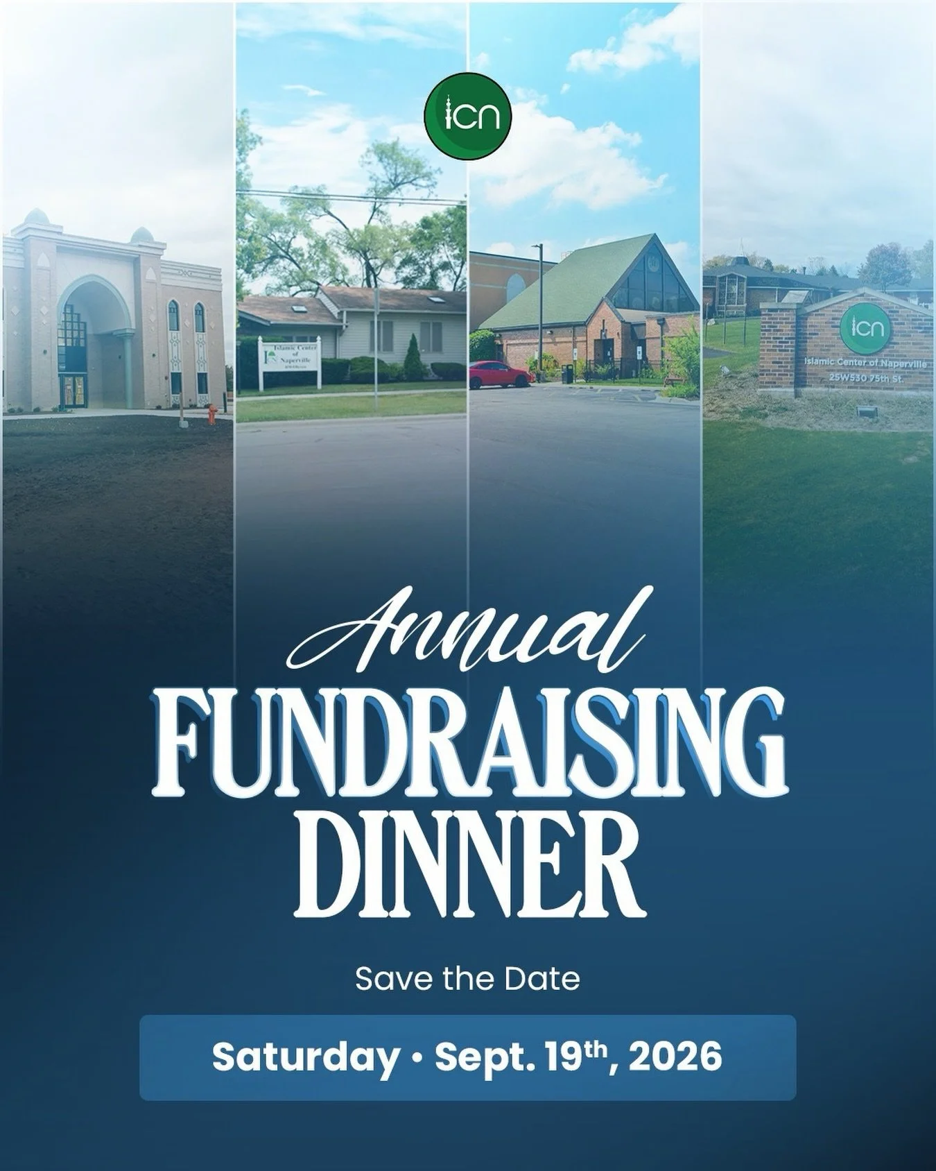 Save the date ICN&rsquo;s #Annual #Fundraising #Dinner on Saturday, September 19th. 2026