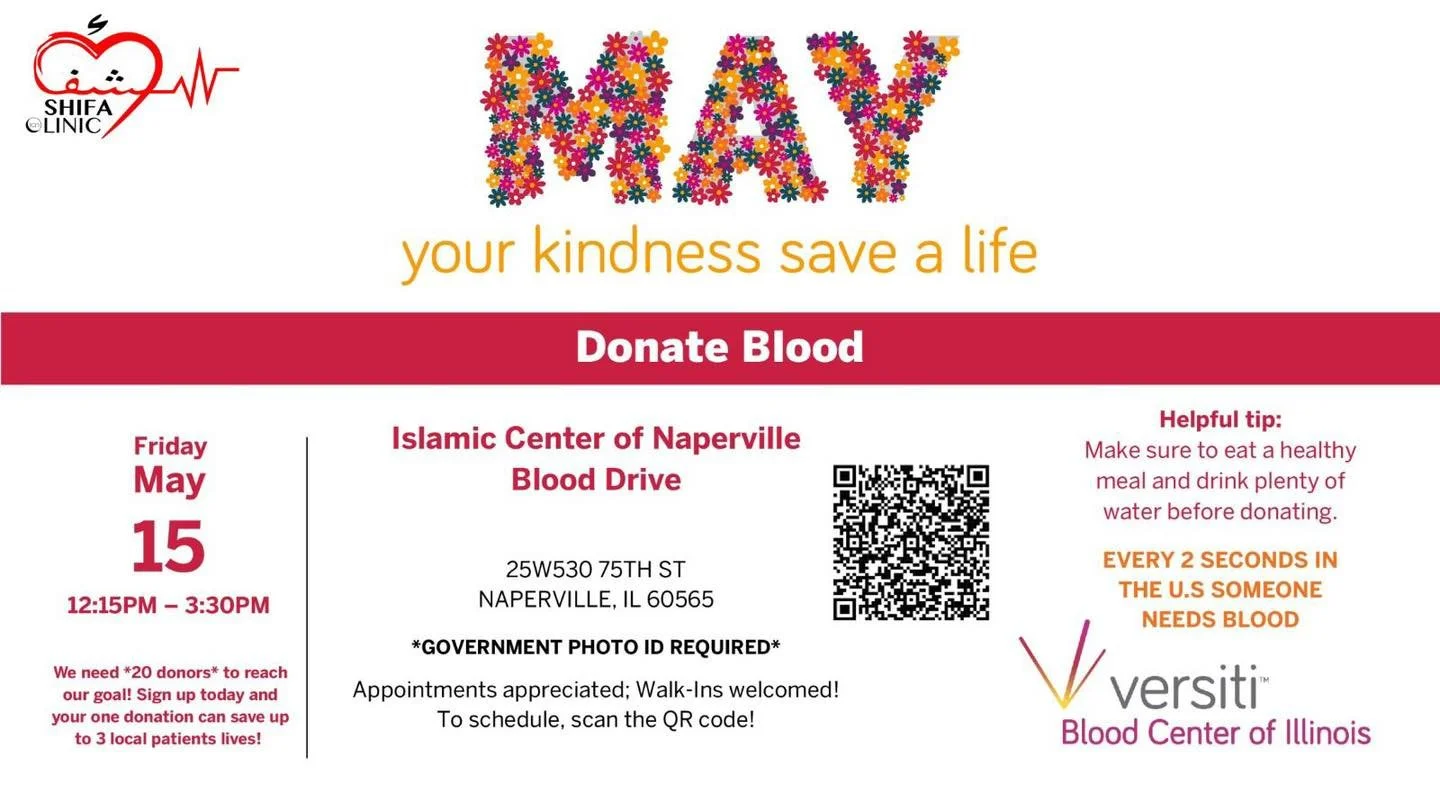 Here's an opportunity to save a life. Every 2 seconds, somebody in the U.S. needs blood
Register at :
https://donateblood.versiti.org/donor/schedules/drive_schedule/11640360

Walk-Ins are also welcome