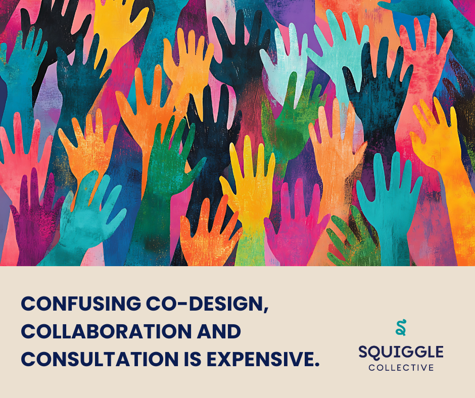 Confusing co-creation with consultation is expensive
