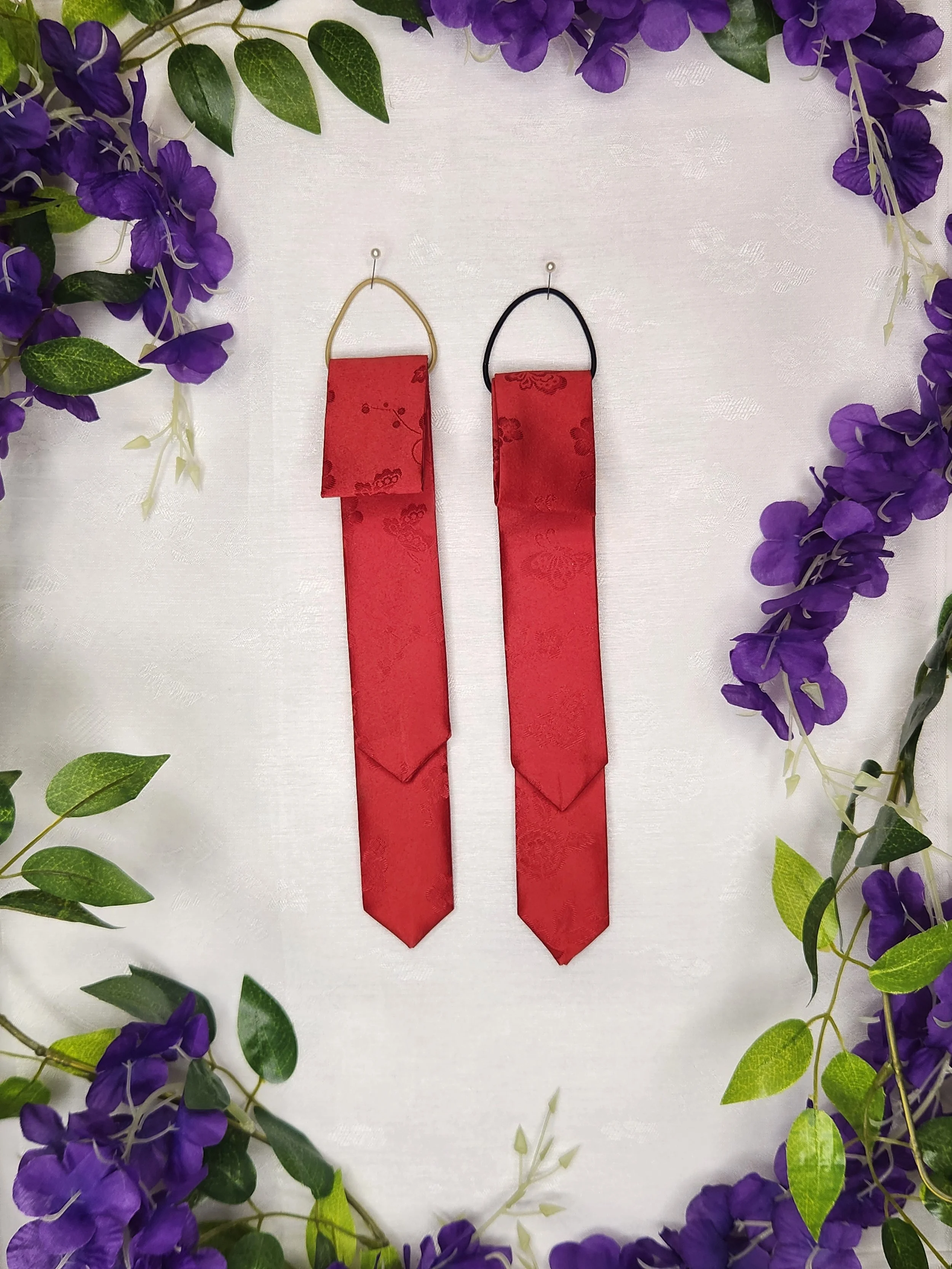 Daenggi Hair Ribbon 댕기 - Hanbok Satin