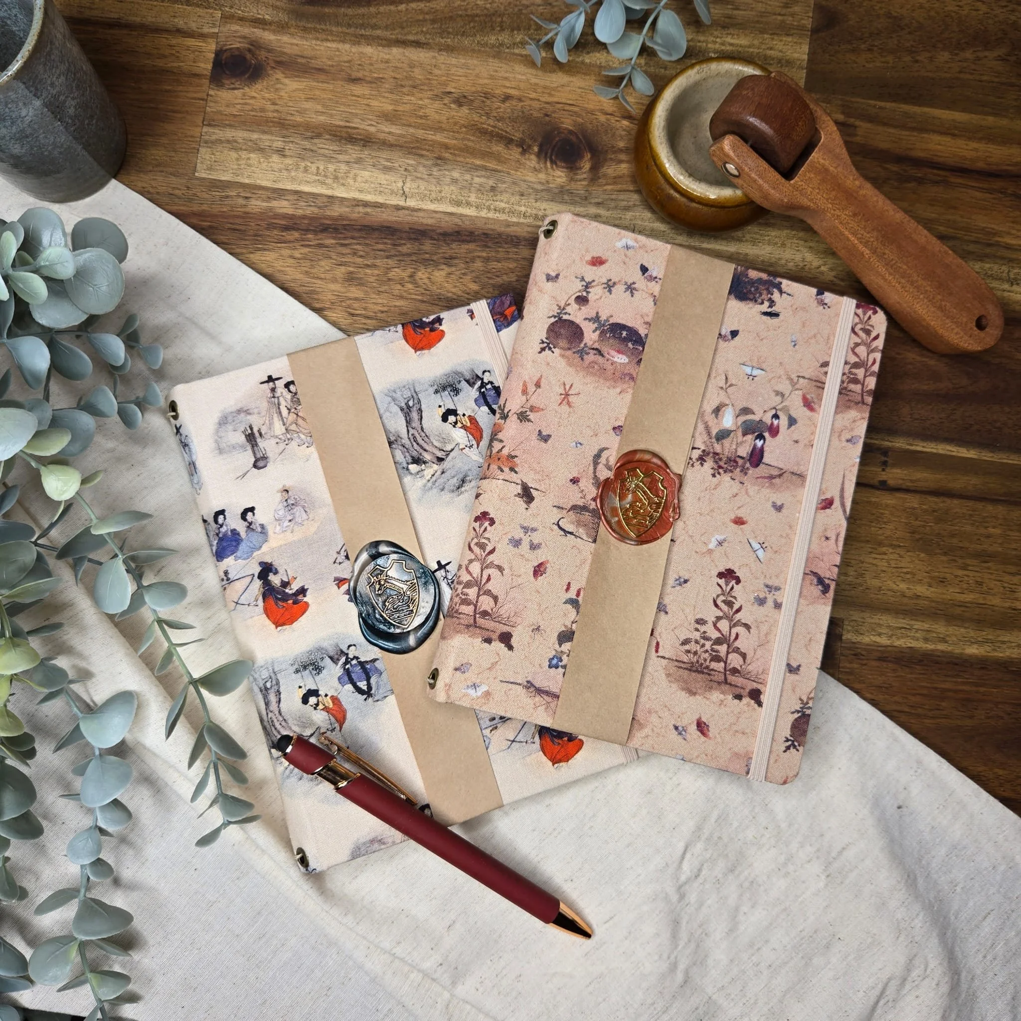 B6 Refillable Fabric Journals