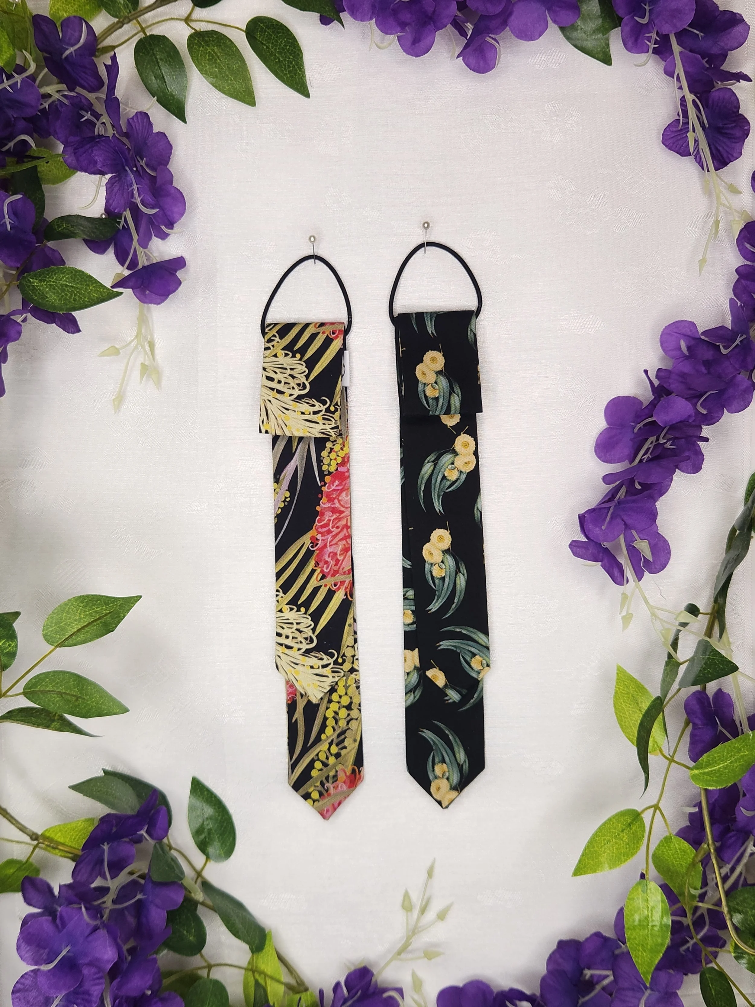 Daenggi Hair Ribbon 댕기 - Native Print - Cotton 2