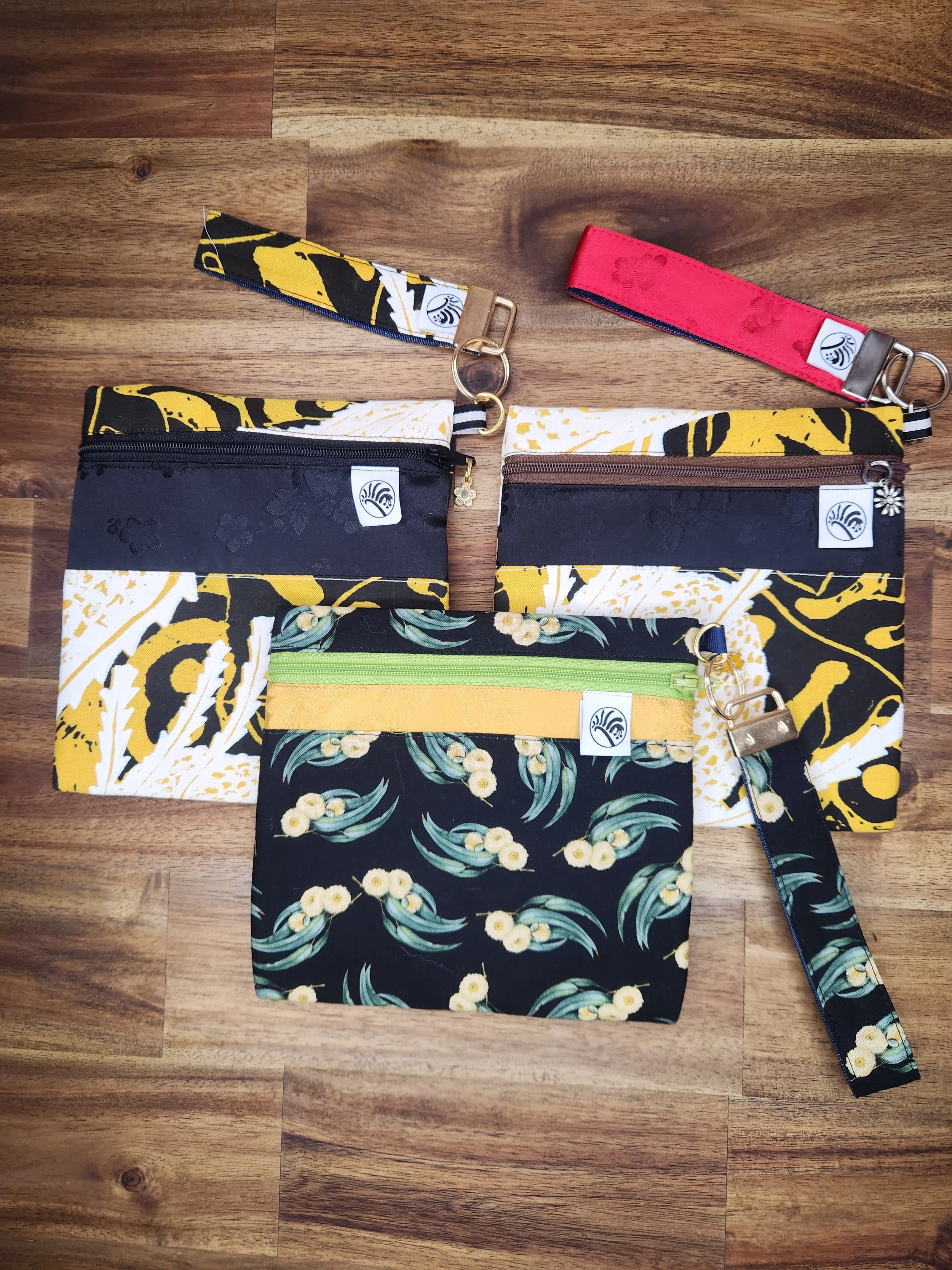 Native Floral Collection 1 - Coin Purses & Pouches w Keyring