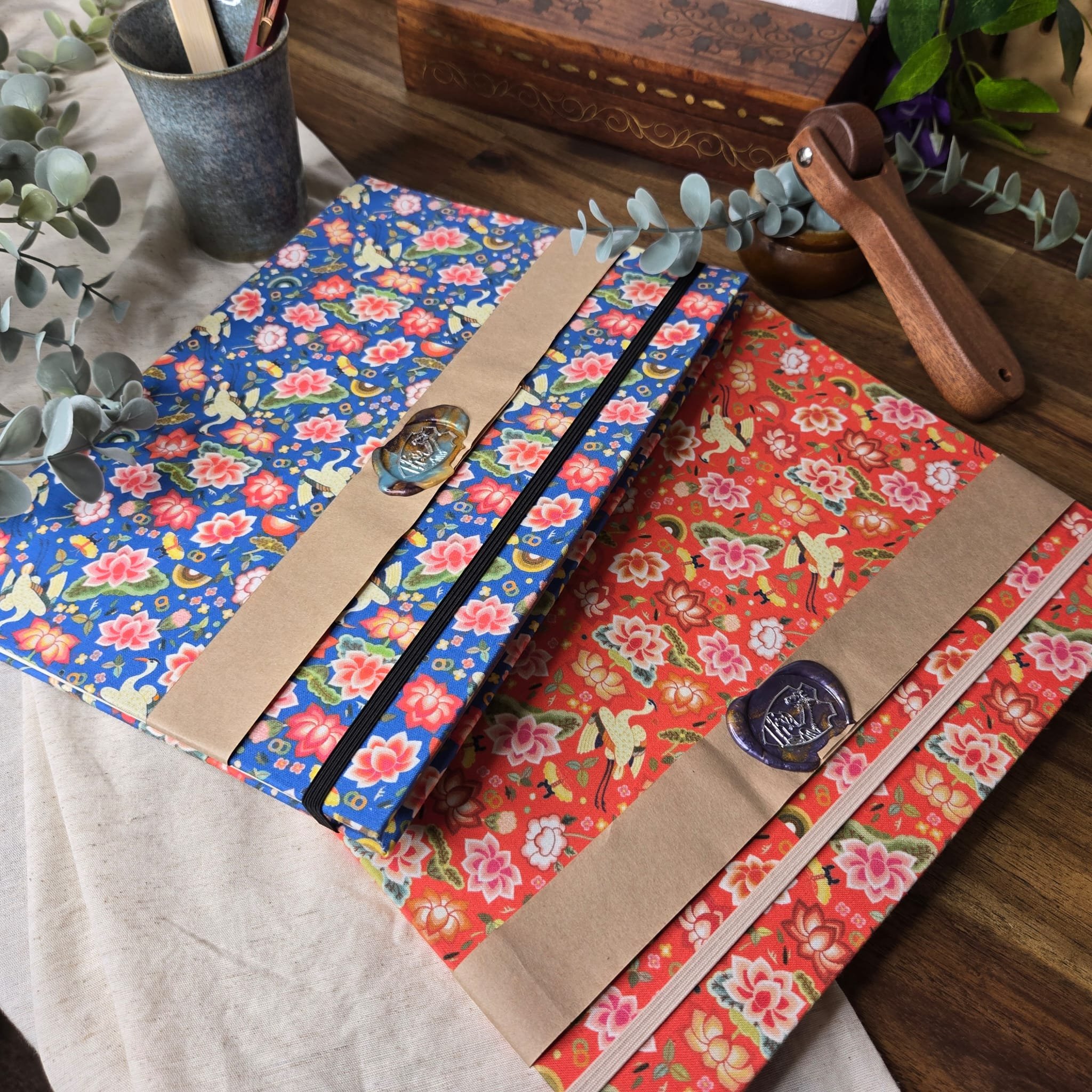 B5 Refillable Fabric Journals