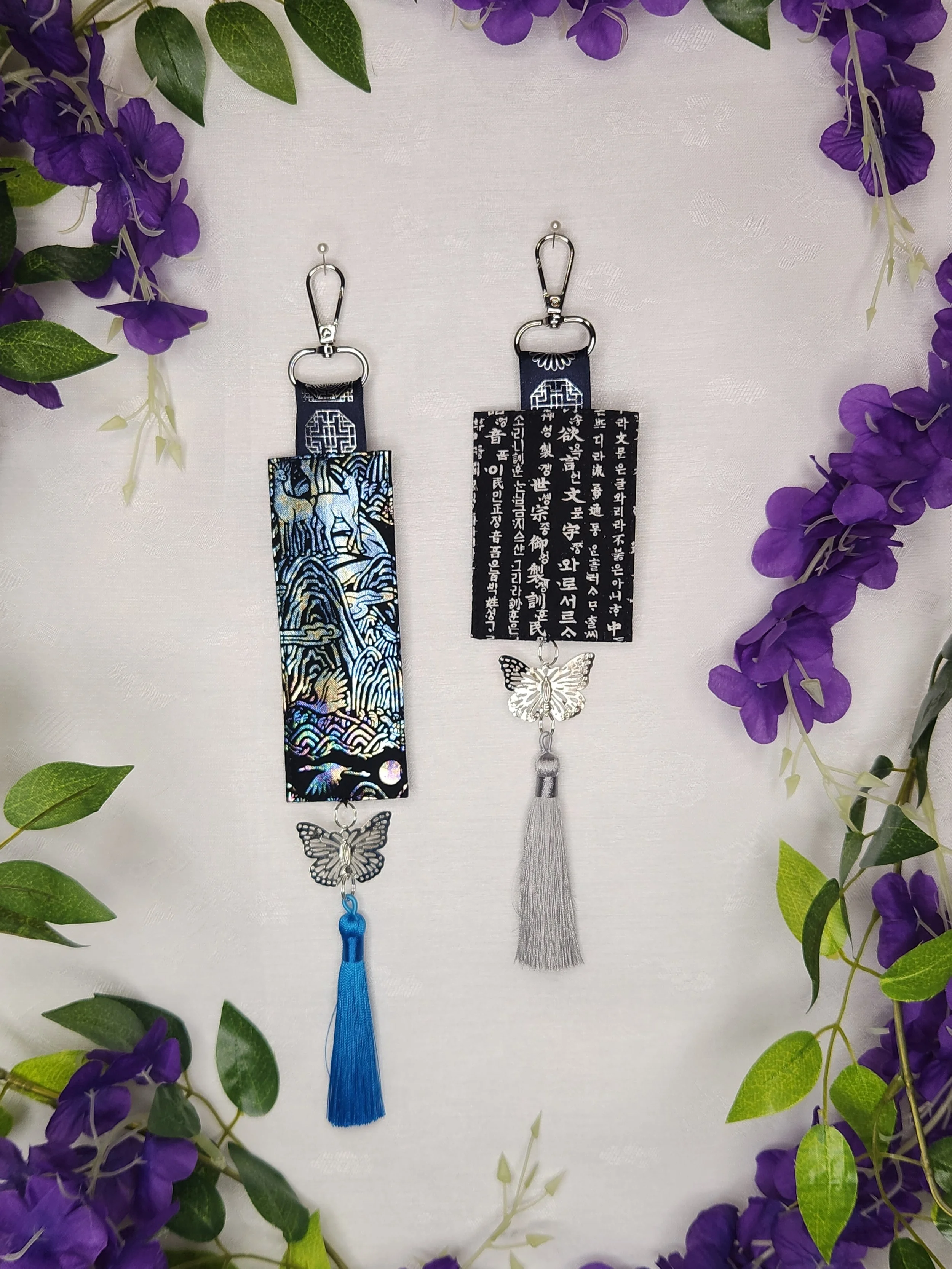 Norigae Charm (노리개) - Hangeul & Pearlized