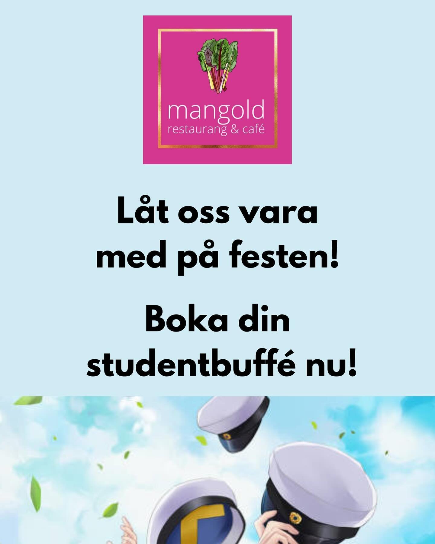 Sjung om studentens lyckliga dar!🌟☀️🥂🥳

Dags att fira!❤️🥂

Studenten och sommaren n&auml;rmar sig med stormsteg!

Vi har satt ihop en smarrig buff&eacute; att avnjuta f&ouml;r ett festligt tillf&auml;lle!😍
Inte nog med det!
L&auml;gger du din be