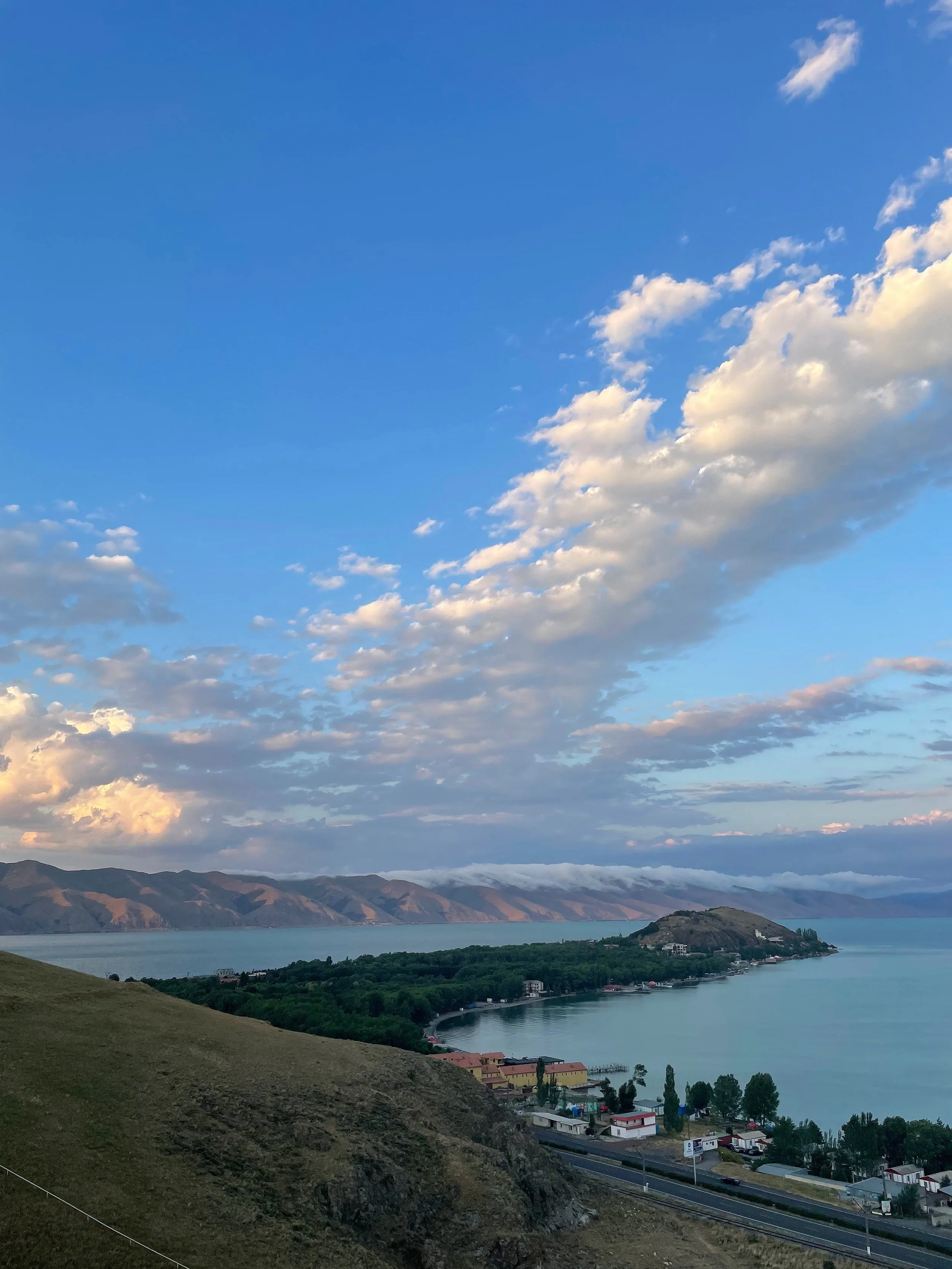 View of Lake Sevan Peninsula, Armenia