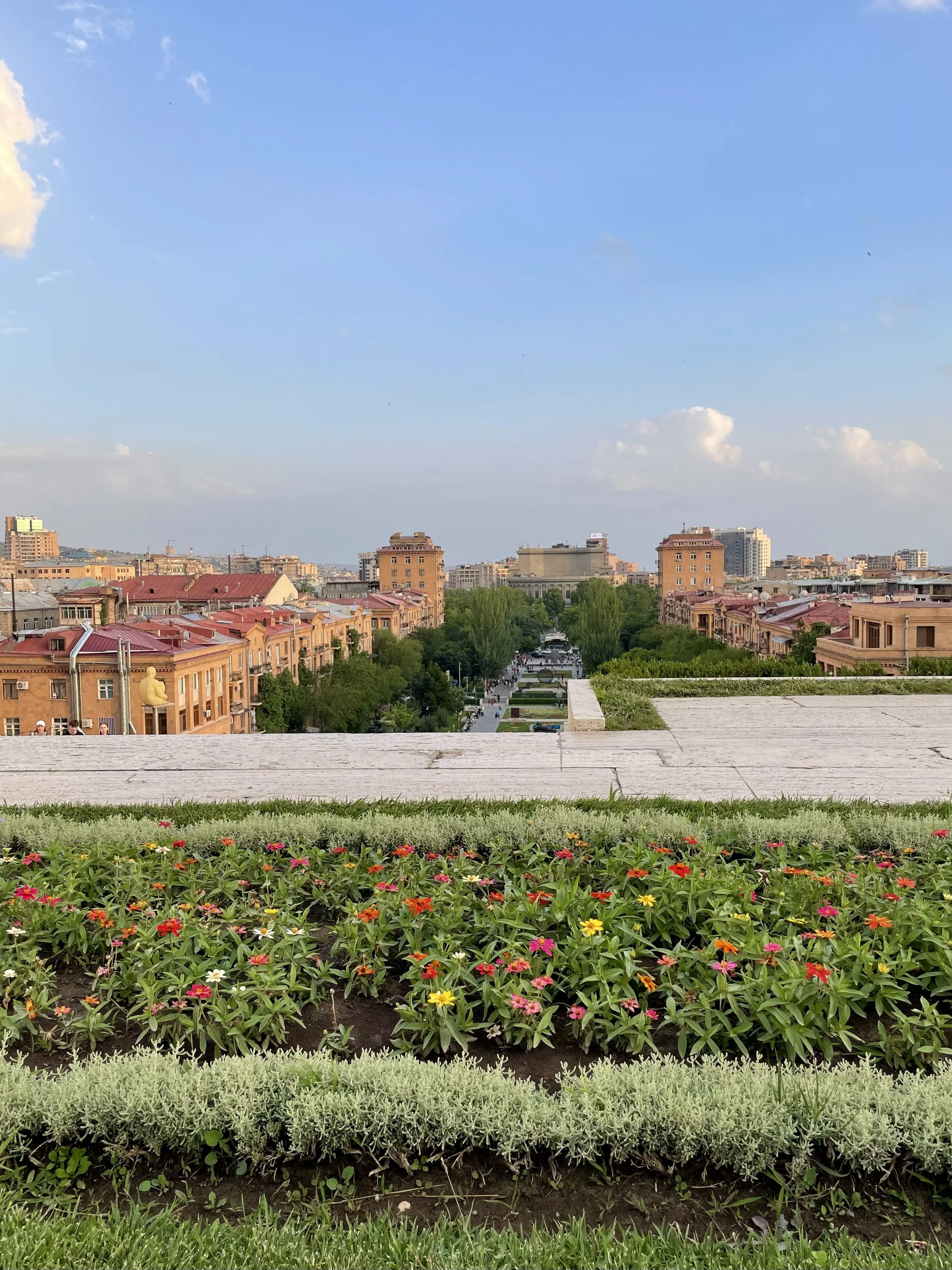 View of Opera from Cascade, Yerevan Armenia