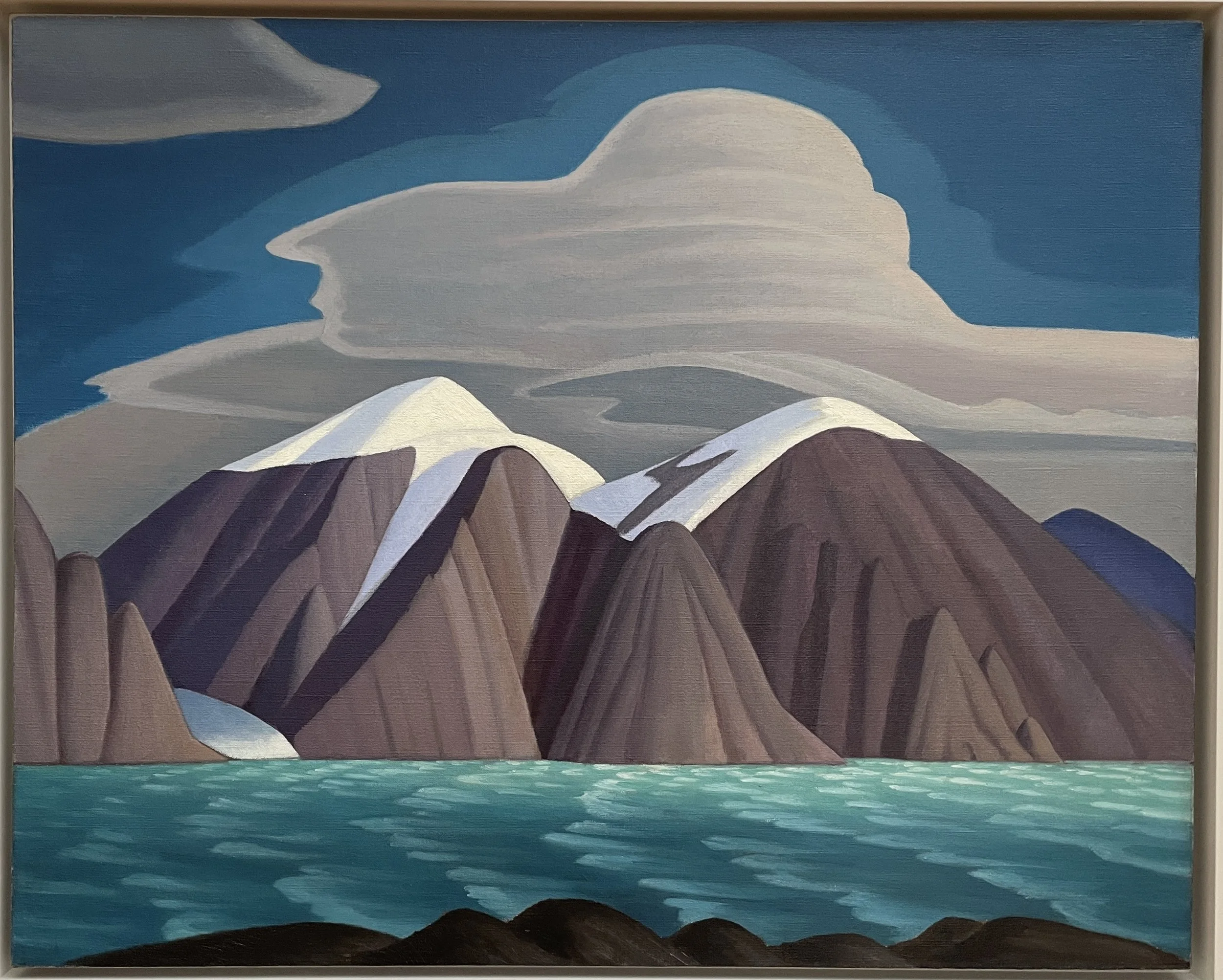 Painting by Lawren Harris:  South Shore, Bylot Island 1930.