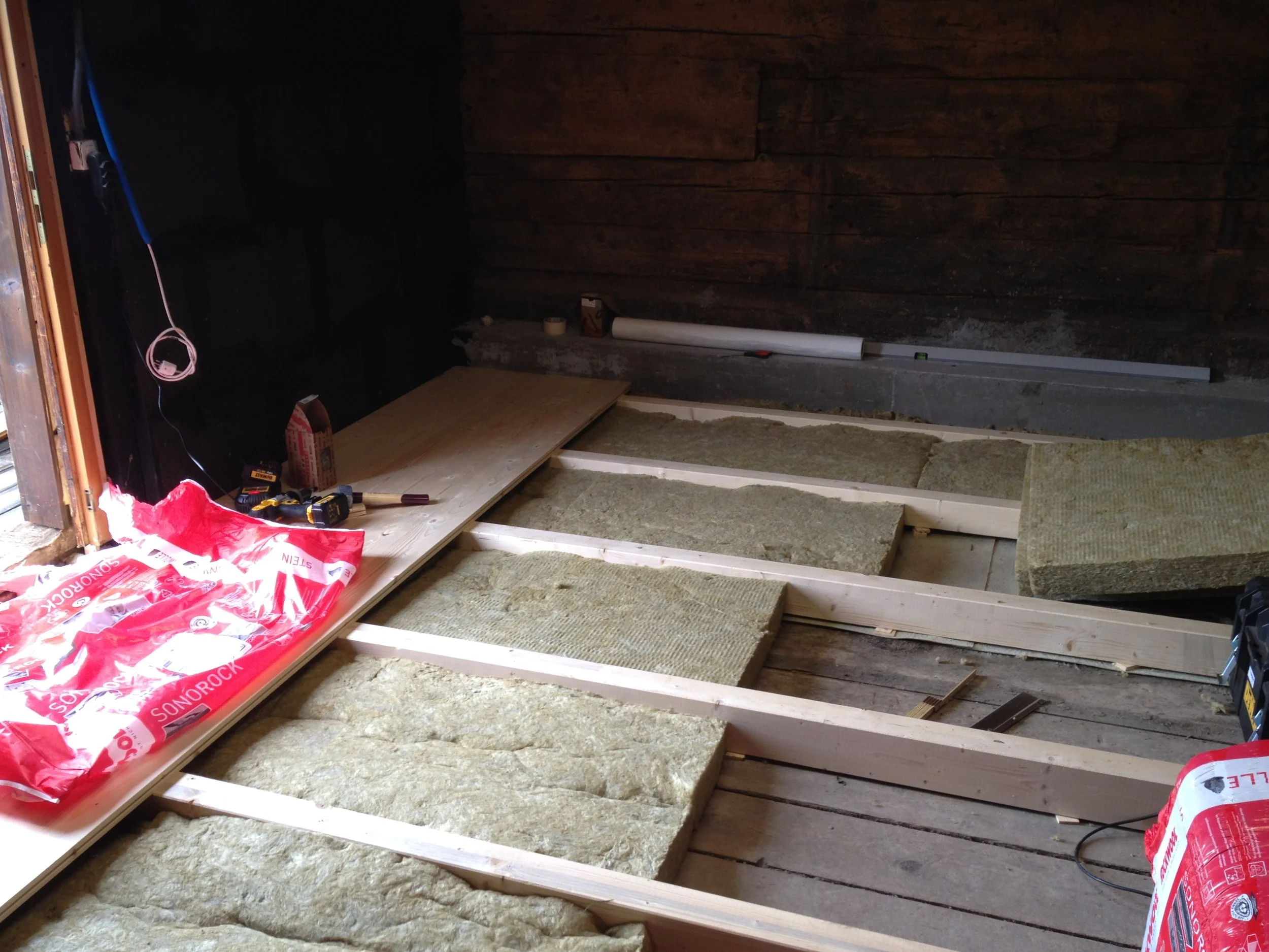 Wohnzimmer 1 Boden bau