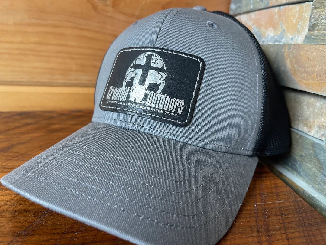 Black & Chrome Patch Hat
