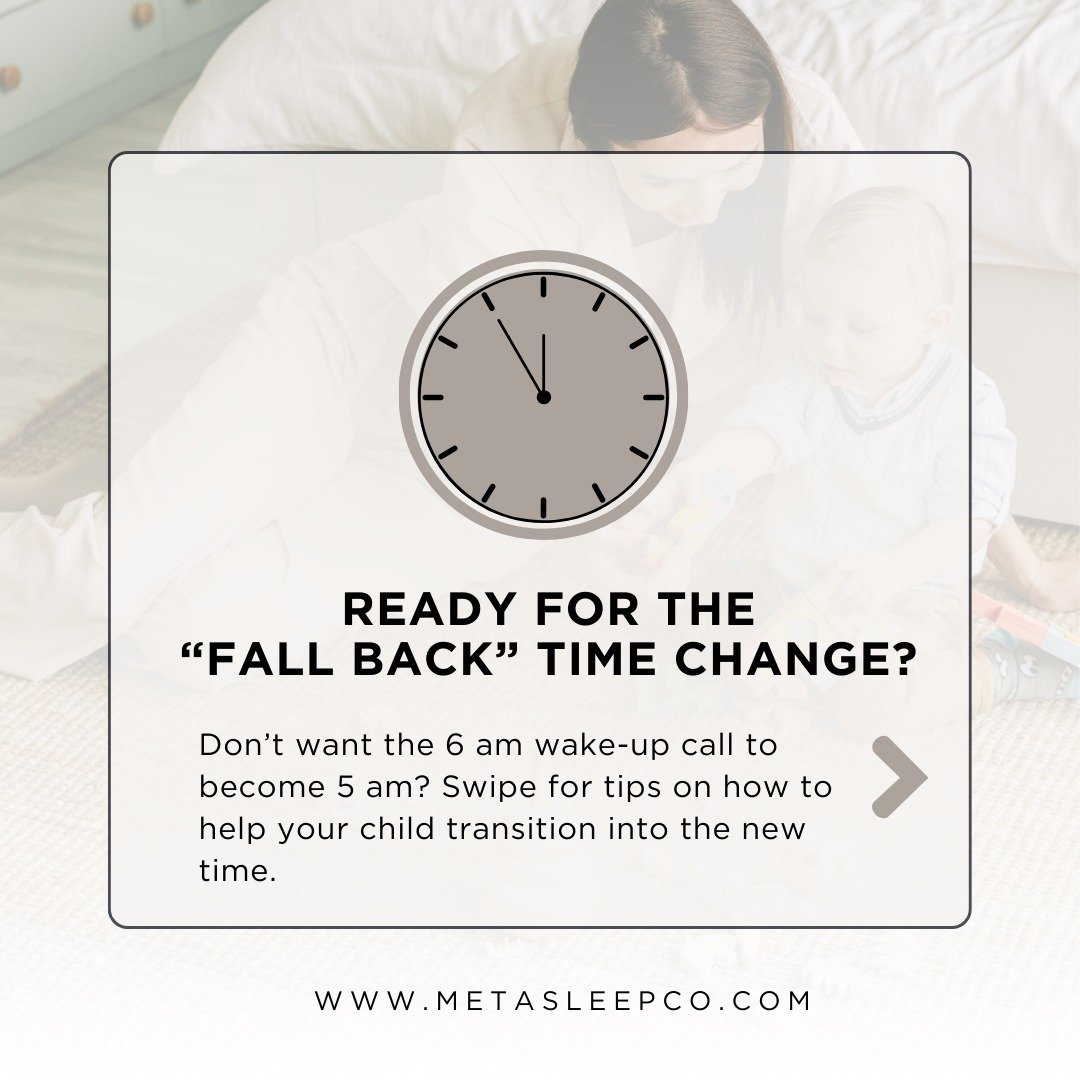⏰ Daylight Savings Time takes place on Sunday November 2nd. The clocks will &ldquo;fall back&rdquo; one hour, leaving us with less sleep 😴

As a sleep consultant, I know how challenging it can be to navigate sleep disruptions, especially when the ti