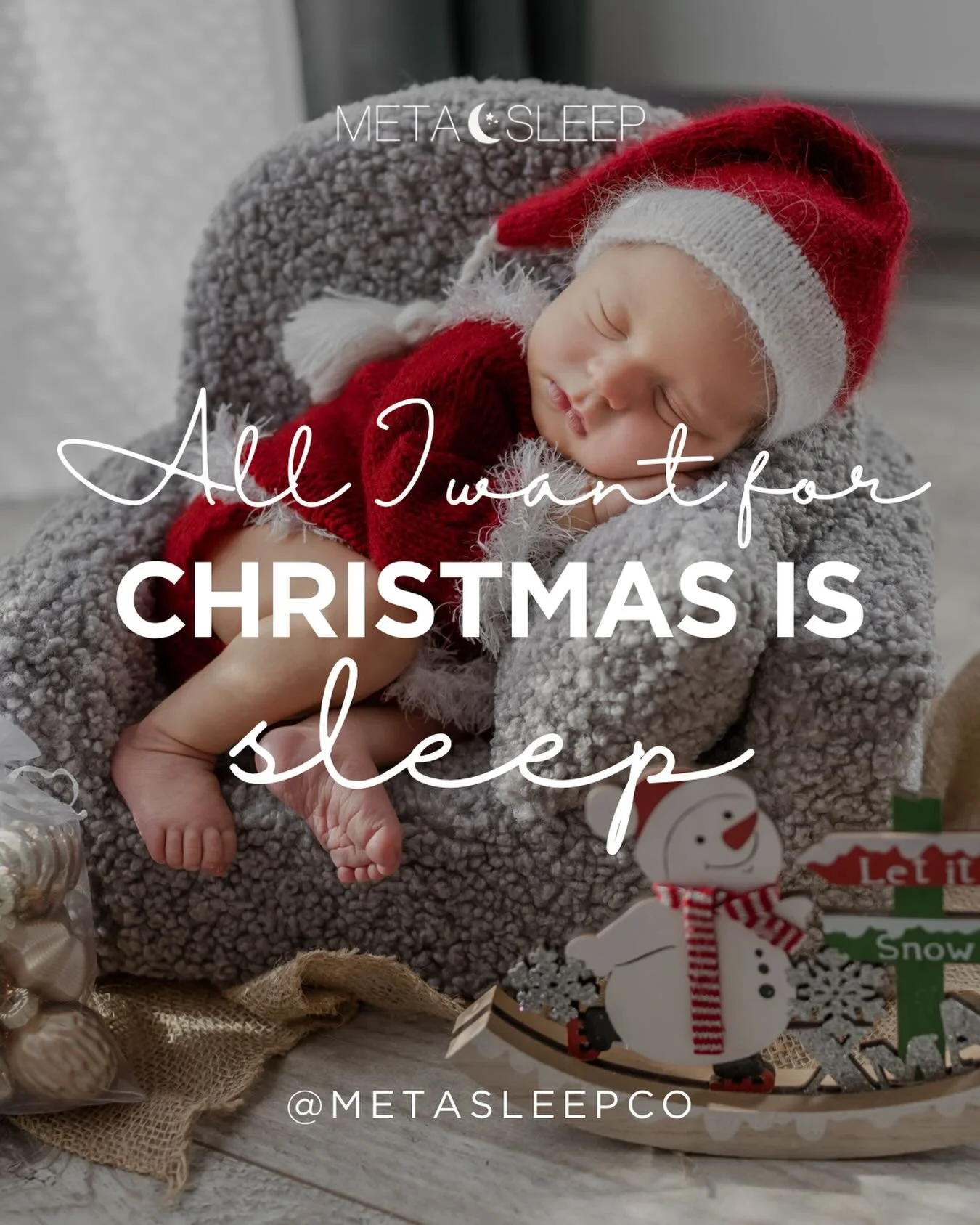 Dear Santa, we&rsquo;re keeping it simple this year - just send sleep. Put a bow on it and we&rsquo;re good 🎁 💤 

If you&rsquo;re wishing for the same, I can help. Message me anytime! ✨

#babysleep #toddlersleep #alliwantforchristmas #sleepdeprived