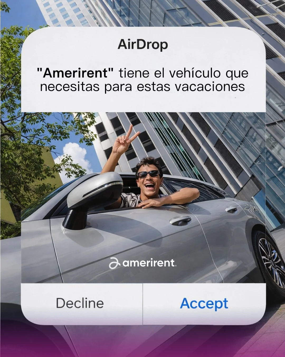 Renta tu veh&iacute;culo online hasta 4 horas antes 😎✅

AMERIRENT
Con nosotros es m&aacute;s f&aacute;cil
.
.
#amerirent #ConNosotrosEsMasFacil