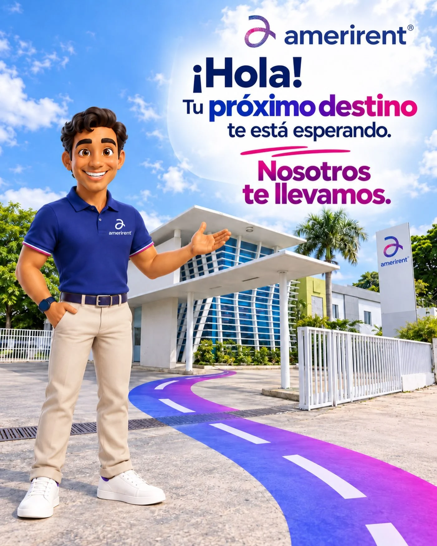&iexcl;Hola! Soy parte del equipo Amerirent y hoy te invito a descubrir tu pr&oacute;ximo destino.
&iquest;A d&oacute;nde vamos? Cu&eacute;ntanos en los comentarios 👇 

#amerirent #connosotrosesm&aacute;sf&aacute;cil #rentacar